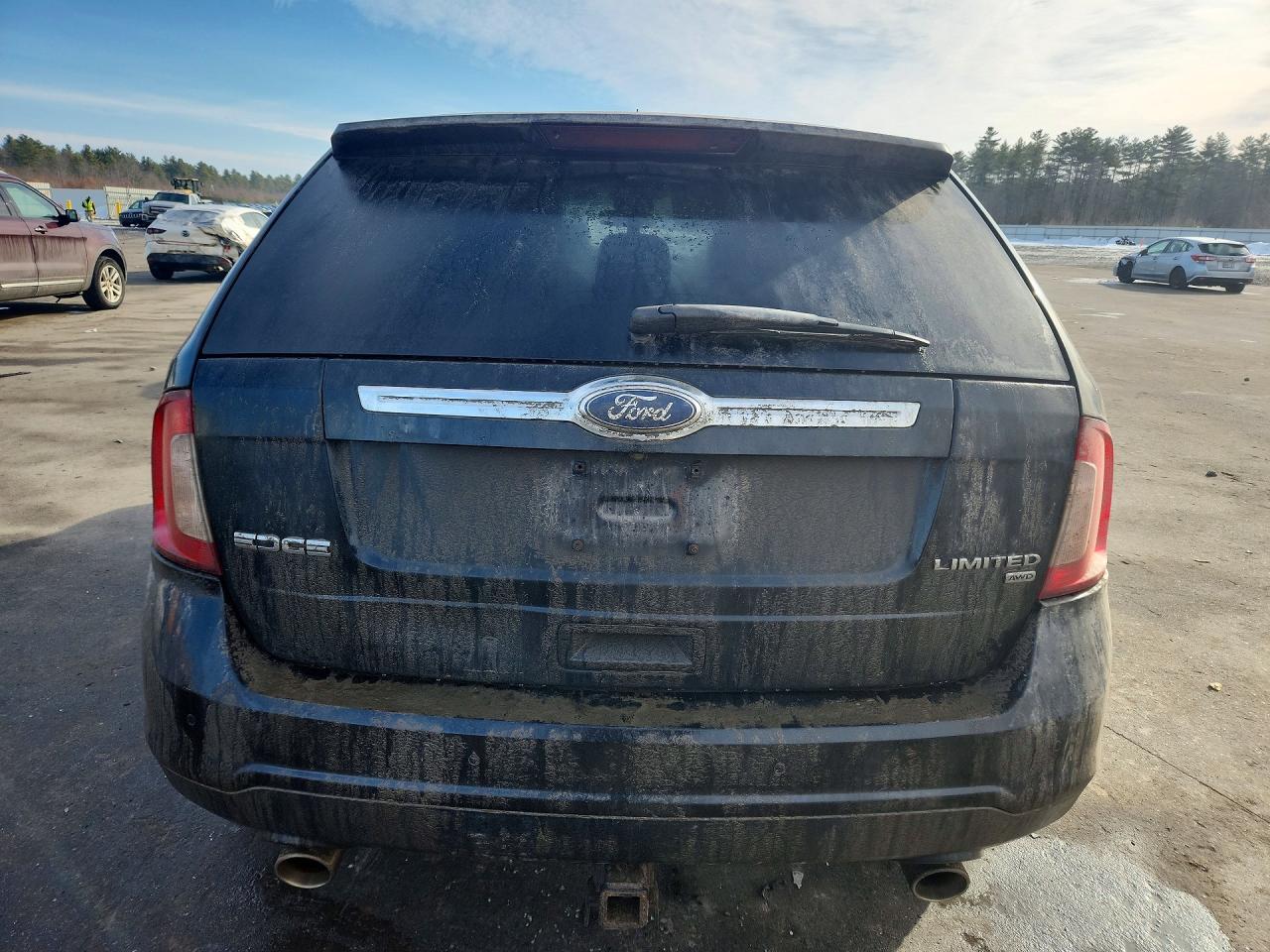 2011 Ford Edge Limited Black vin: 2FMDK4KC9BBA66246