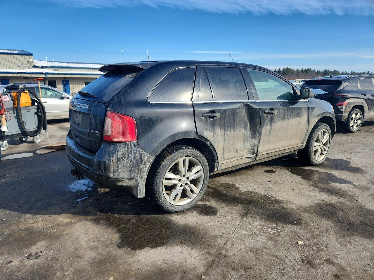 2011 Ford Edge Limited Black vin: 2FMDK4KC9BBA66246