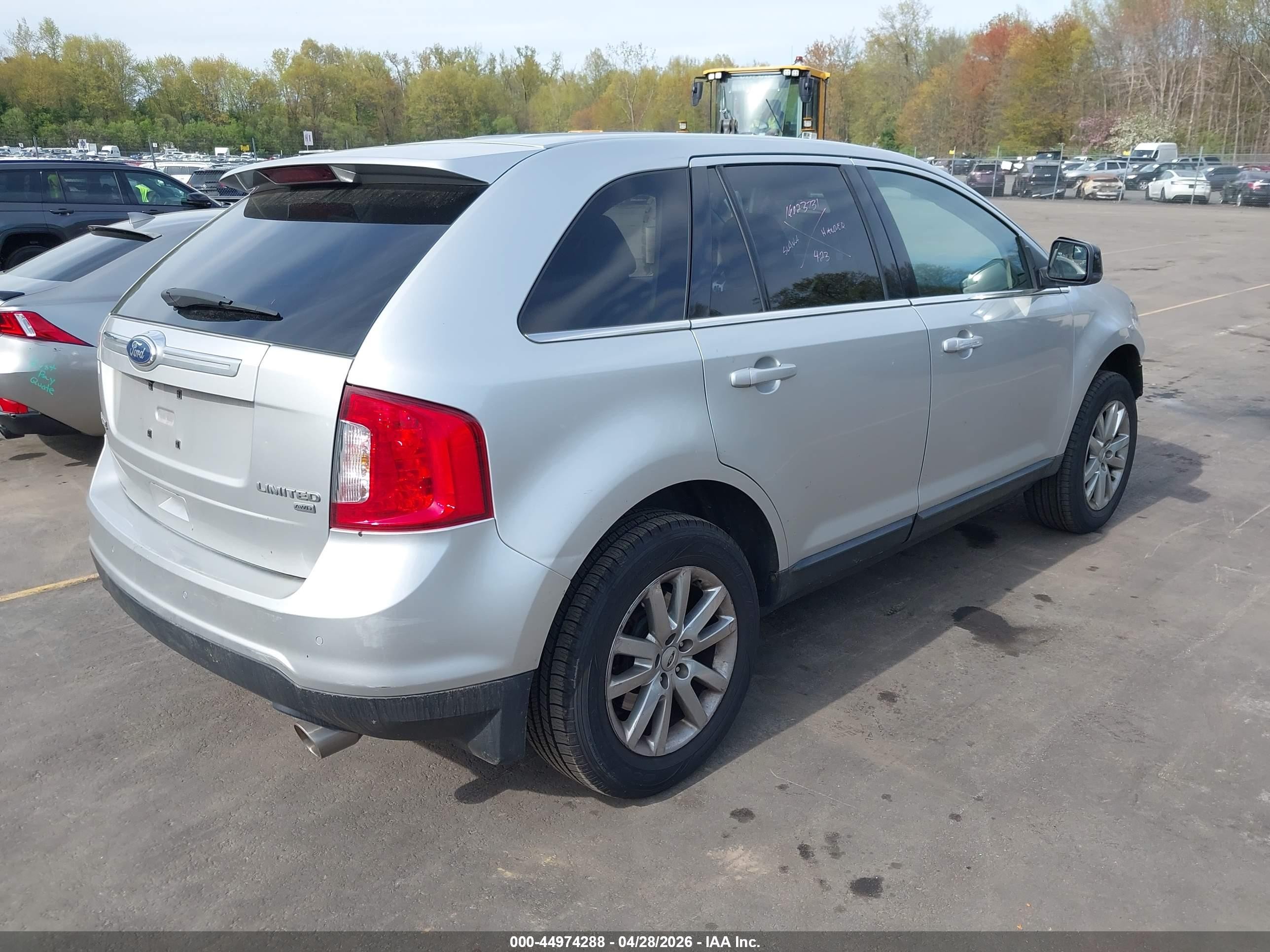 2011 Ford Edge Limited Silver vin: 2FMDK4KC9BBA76663
