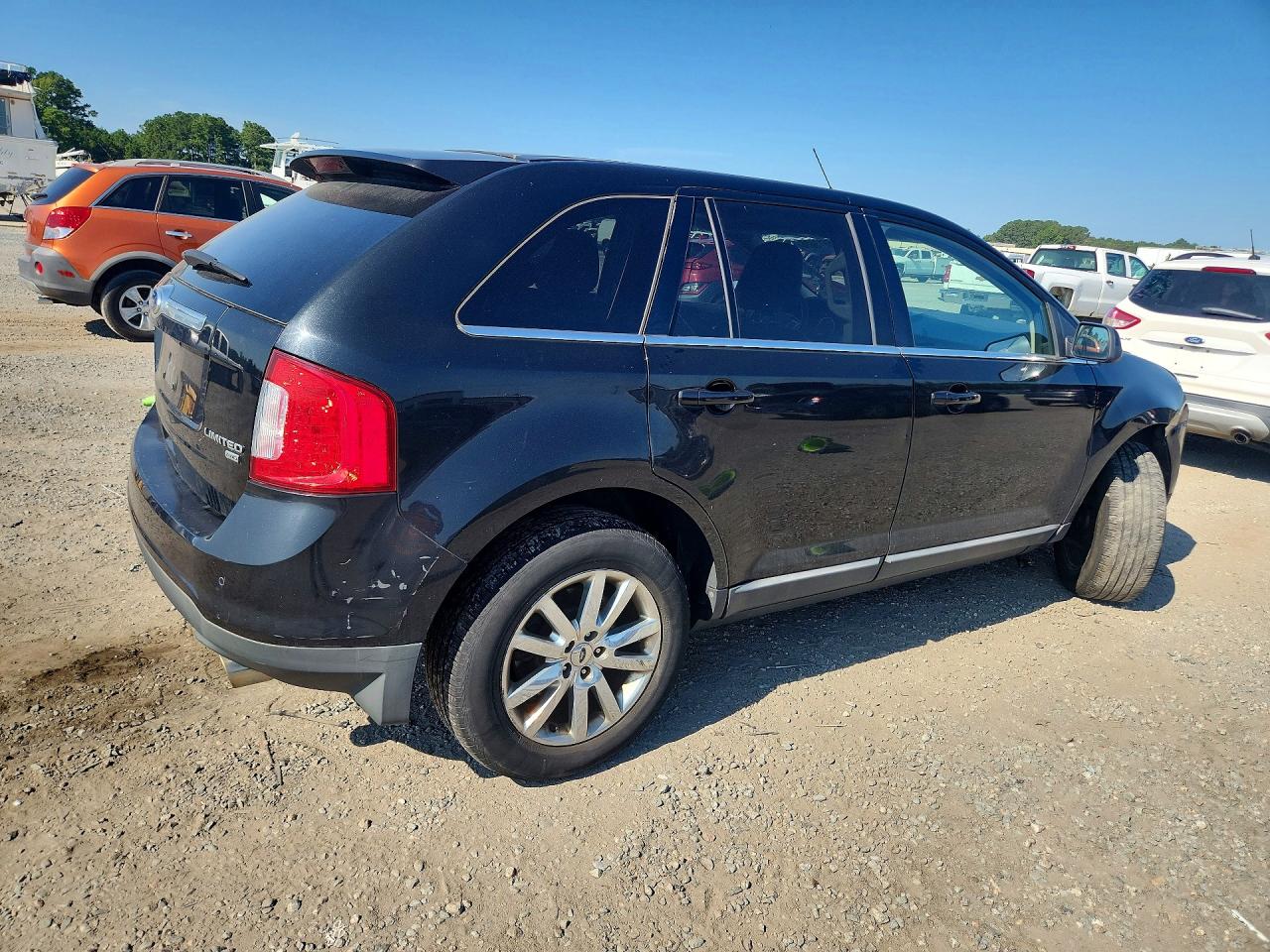 2011 Ford Edge Limited Black vin: 2FMDK4KC9BBA95147