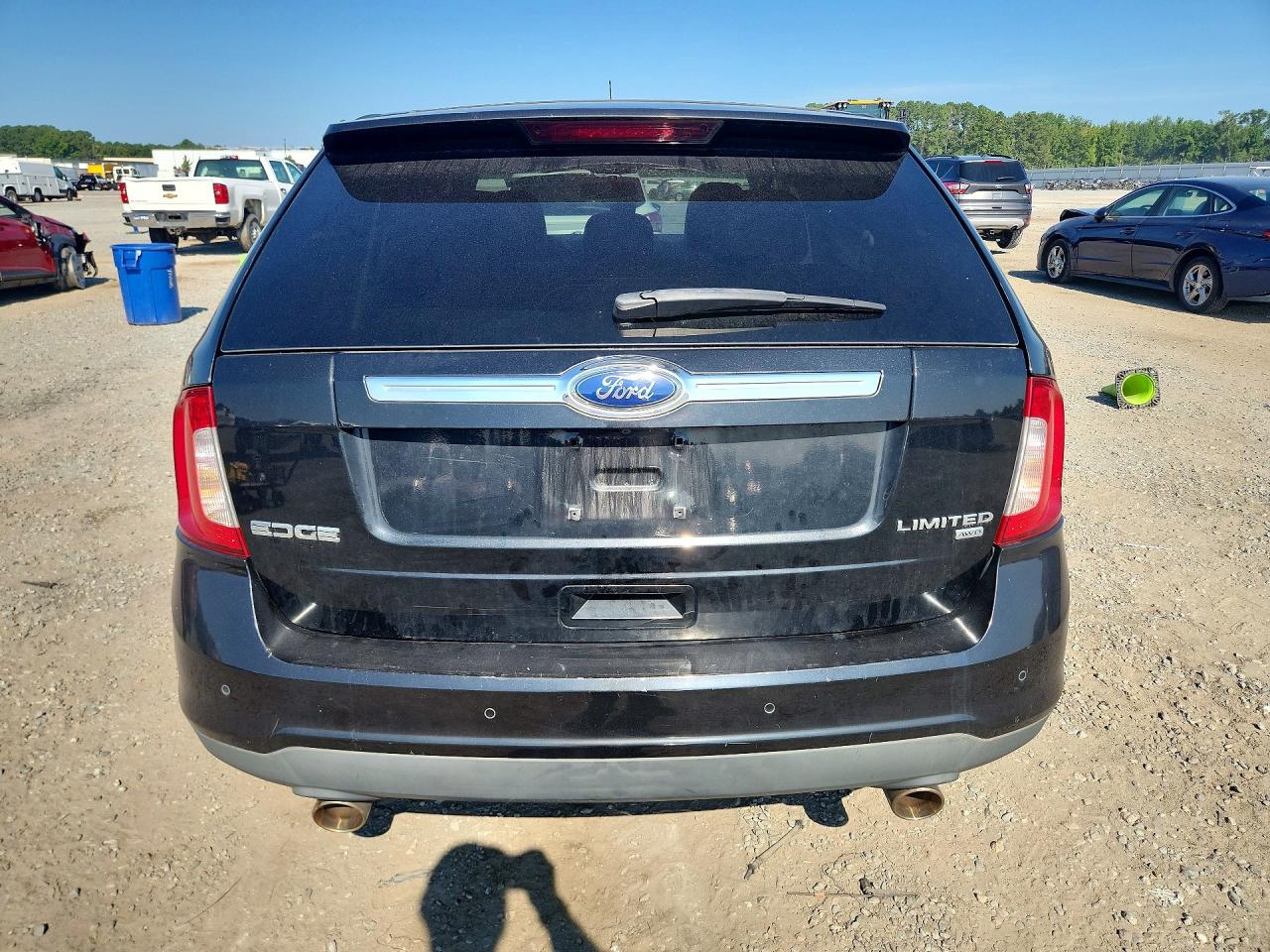 2011 Ford Edge Limited Black vin: 2FMDK4KC9BBA95147