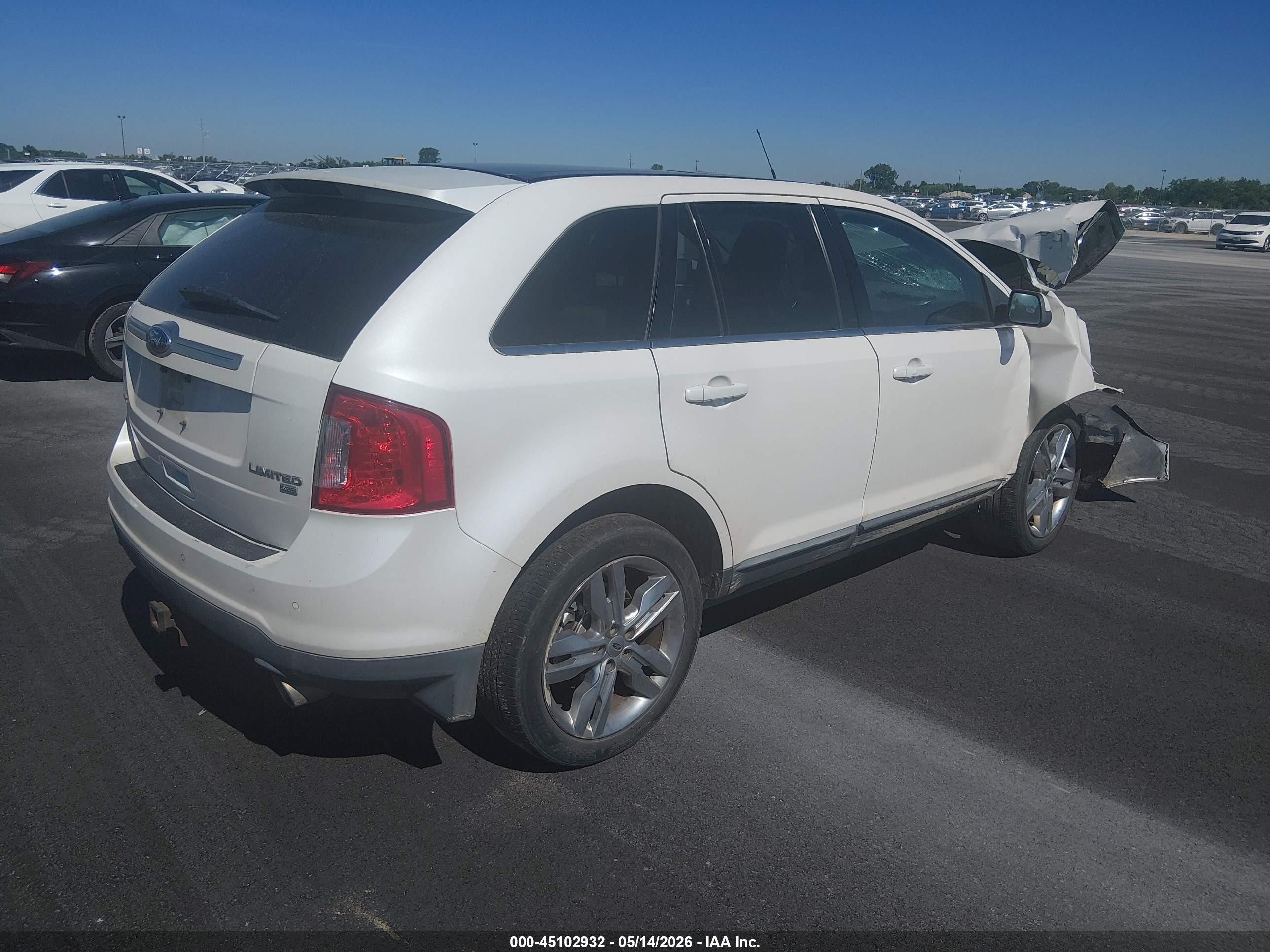 2011 Ford Edge Limited Белый vin: 2FMDK4KC9BBB43777