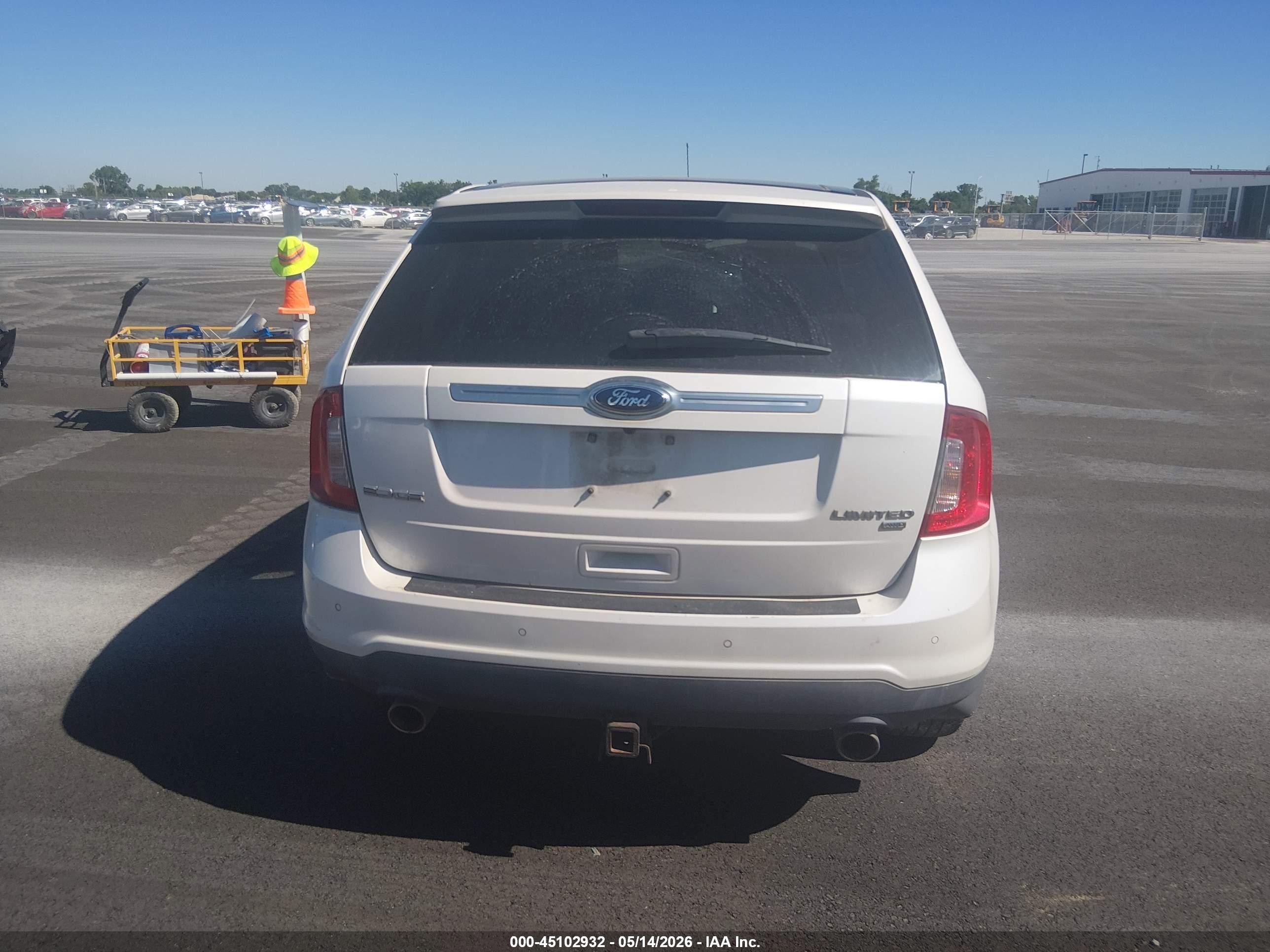 2011 Ford Edge Limited Белый vin: 2FMDK4KC9BBB43777