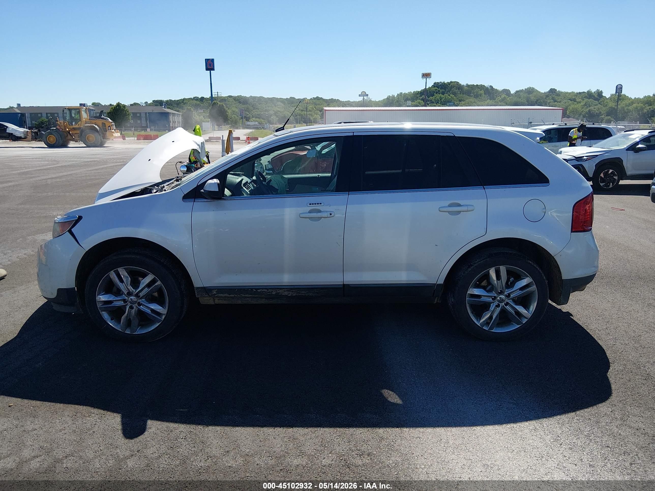 2011 Ford Edge Limited Белый vin: 2FMDK4KC9BBB43777