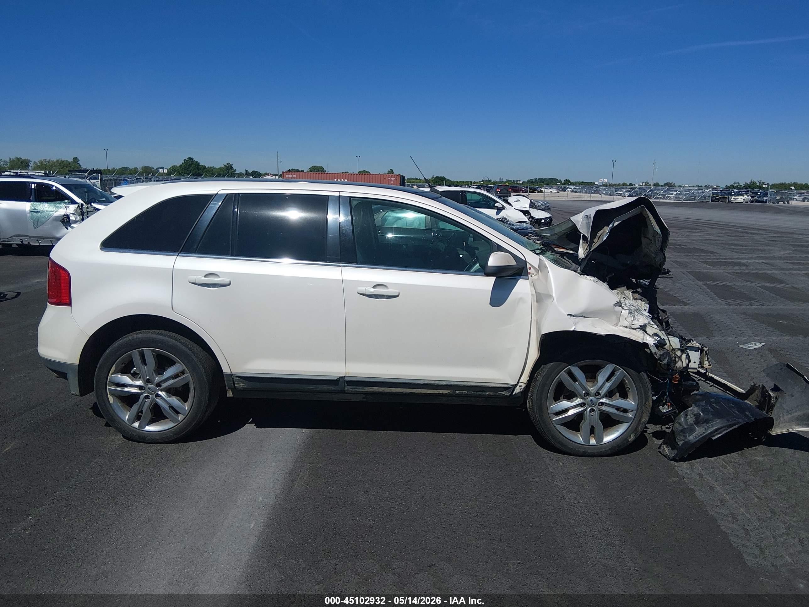 2011 Ford Edge Limited Белый vin: 2FMDK4KC9BBB43777