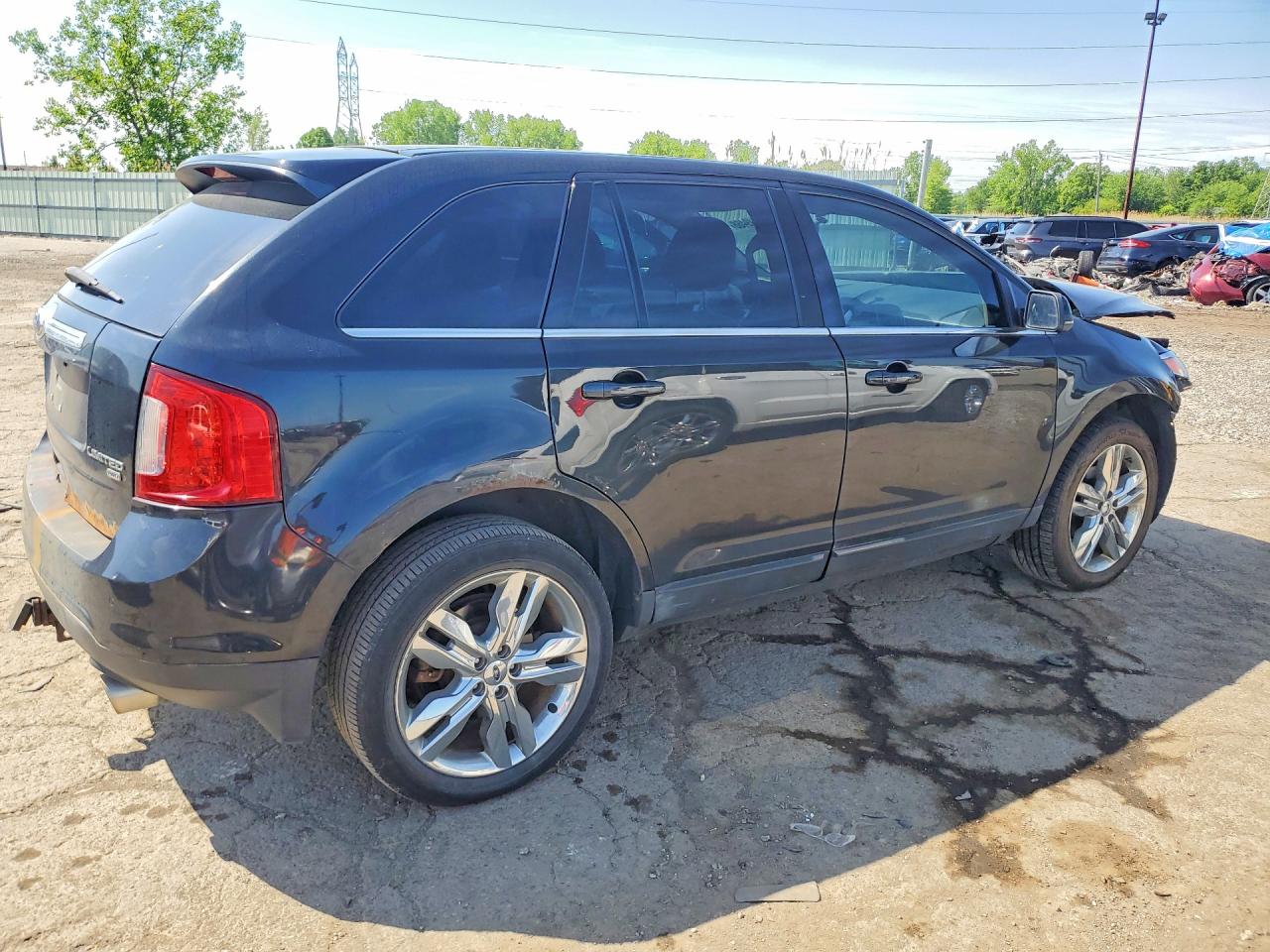 2012 Ford Edge Limited Black vin: 2FMDK4KC9CBA64675