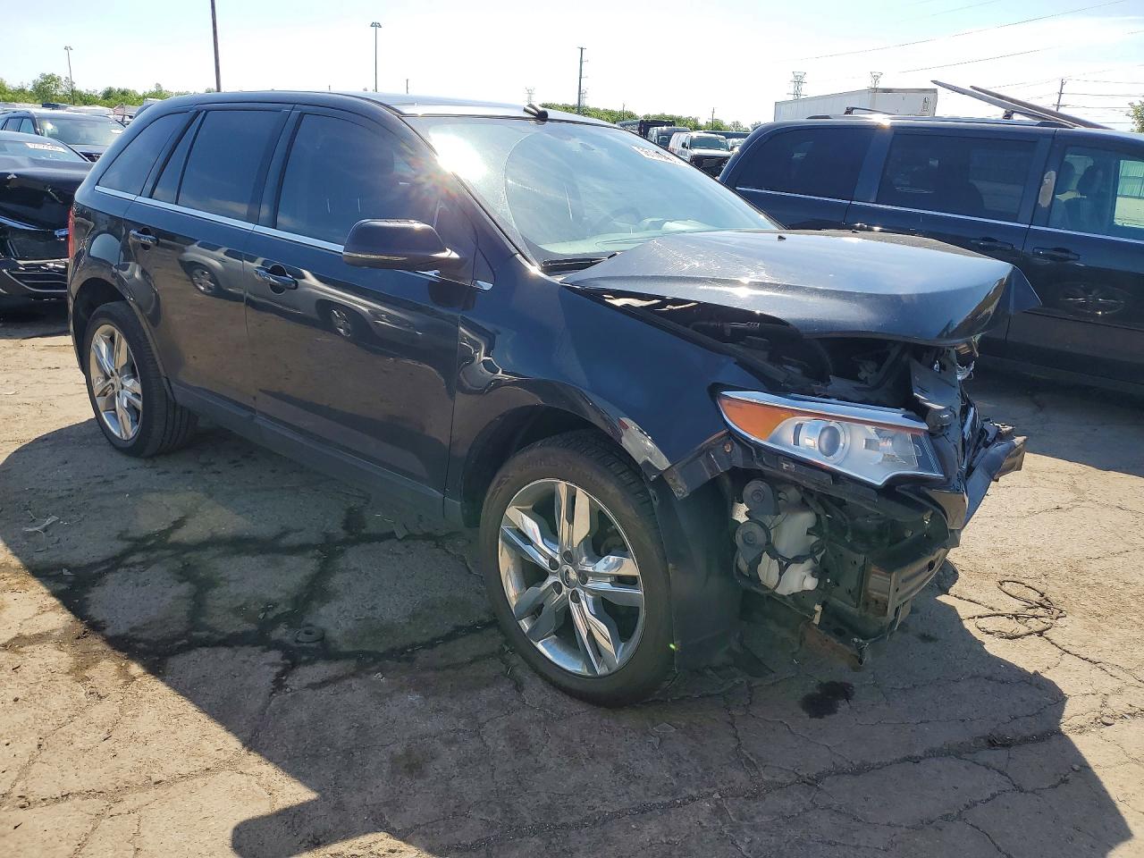 2012 Ford Edge Limited Black vin: 2FMDK4KC9CBA64675
