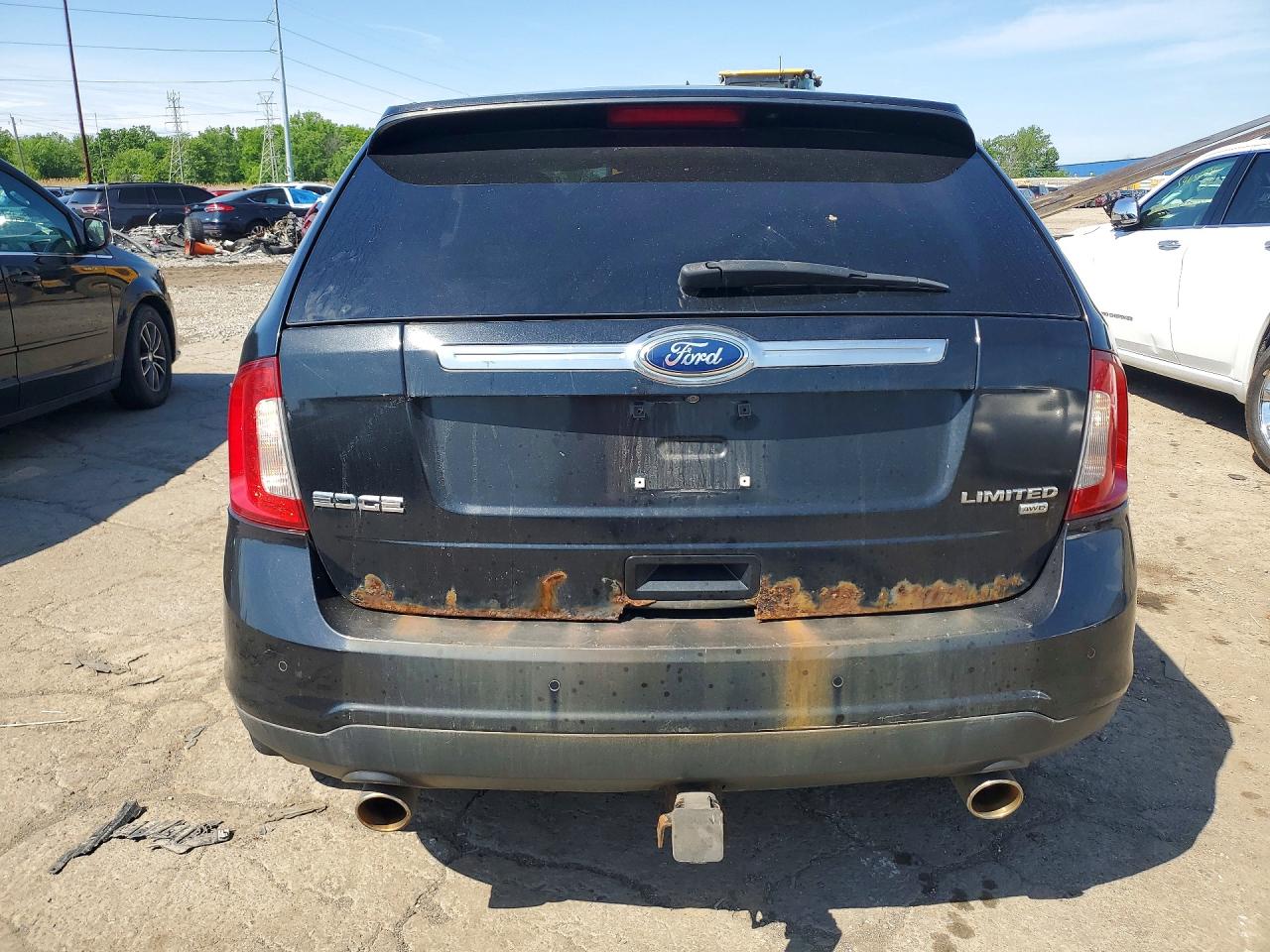 2012 Ford Edge Limited Black vin: 2FMDK4KC9CBA64675