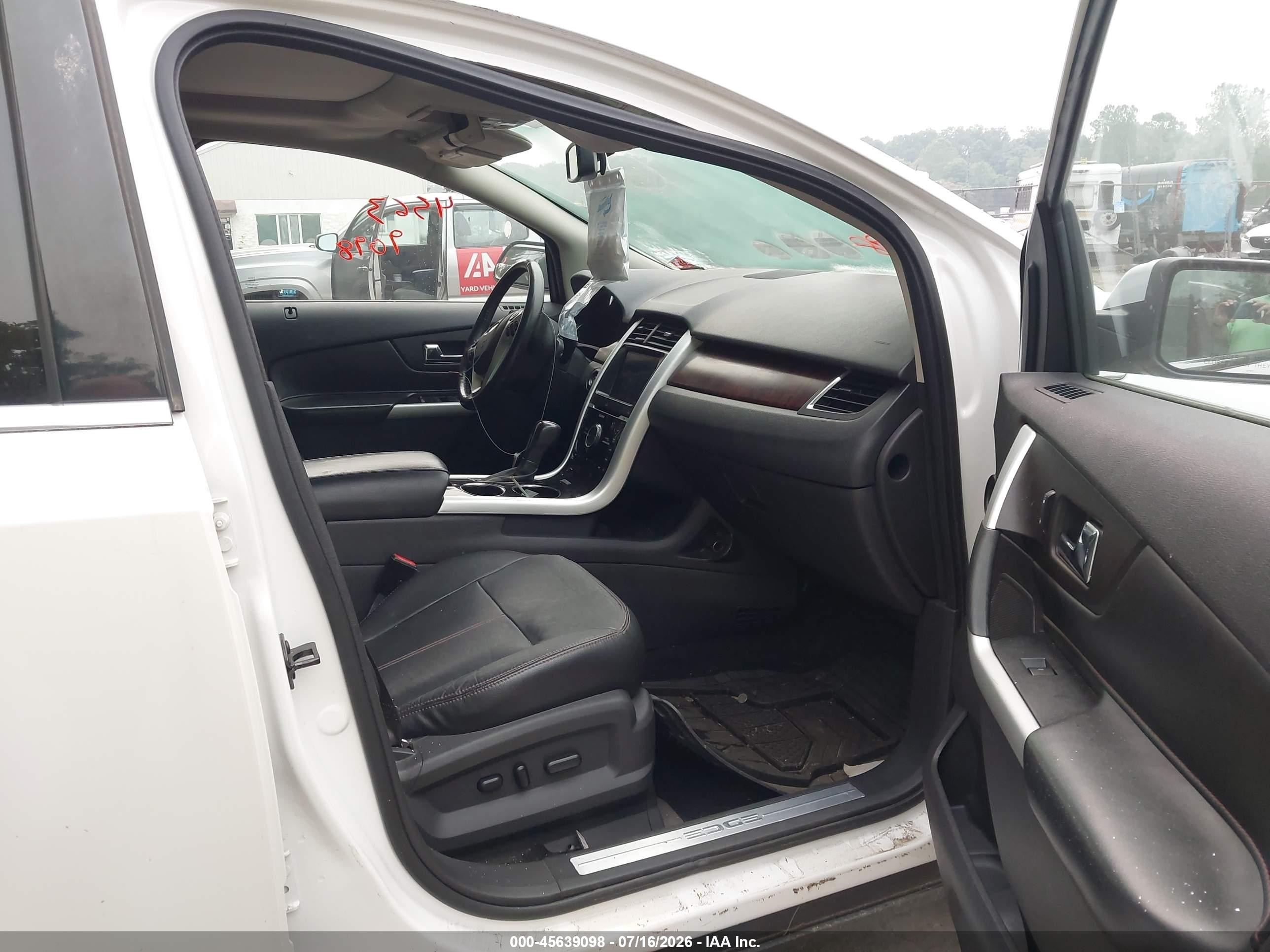 2012 Ford Edge Limited Белый vin: 2FMDK4KC9CBA76437