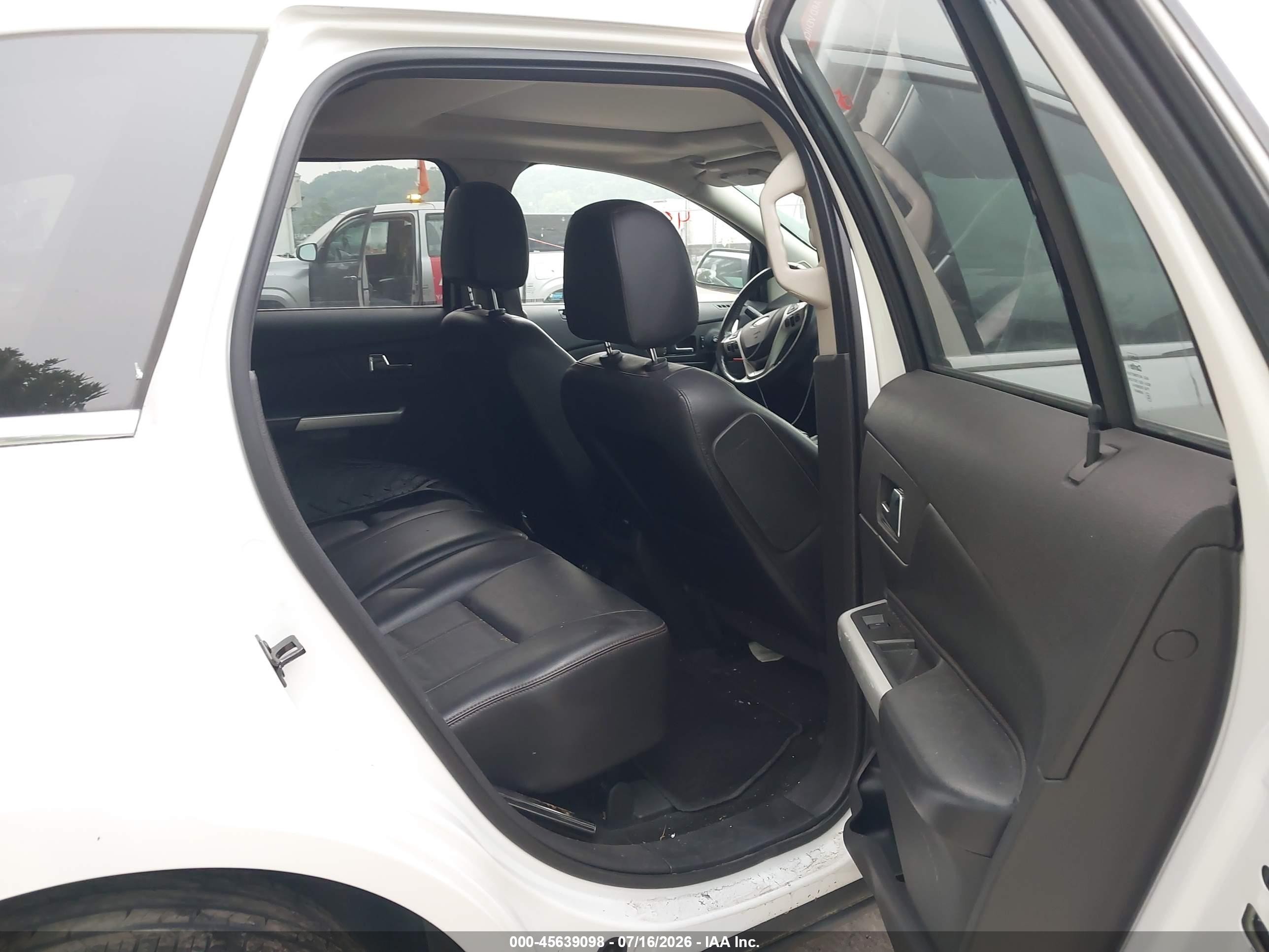 2012 Ford Edge Limited Белый vin: 2FMDK4KC9CBA76437