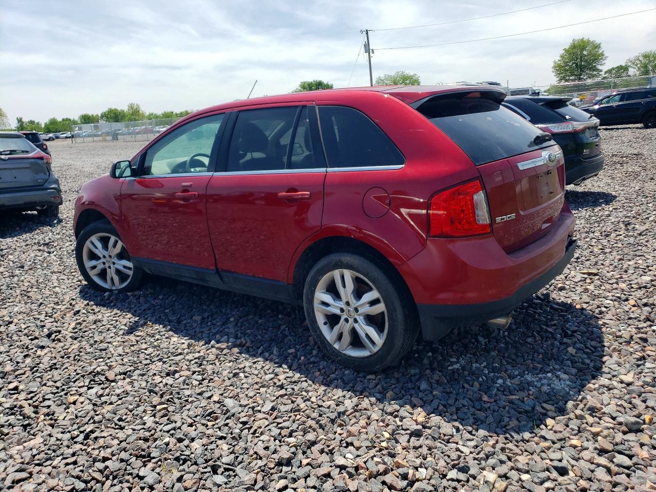 2013 Ford Edge Limited Red vin: 2FMDK4KC9DBA76861
