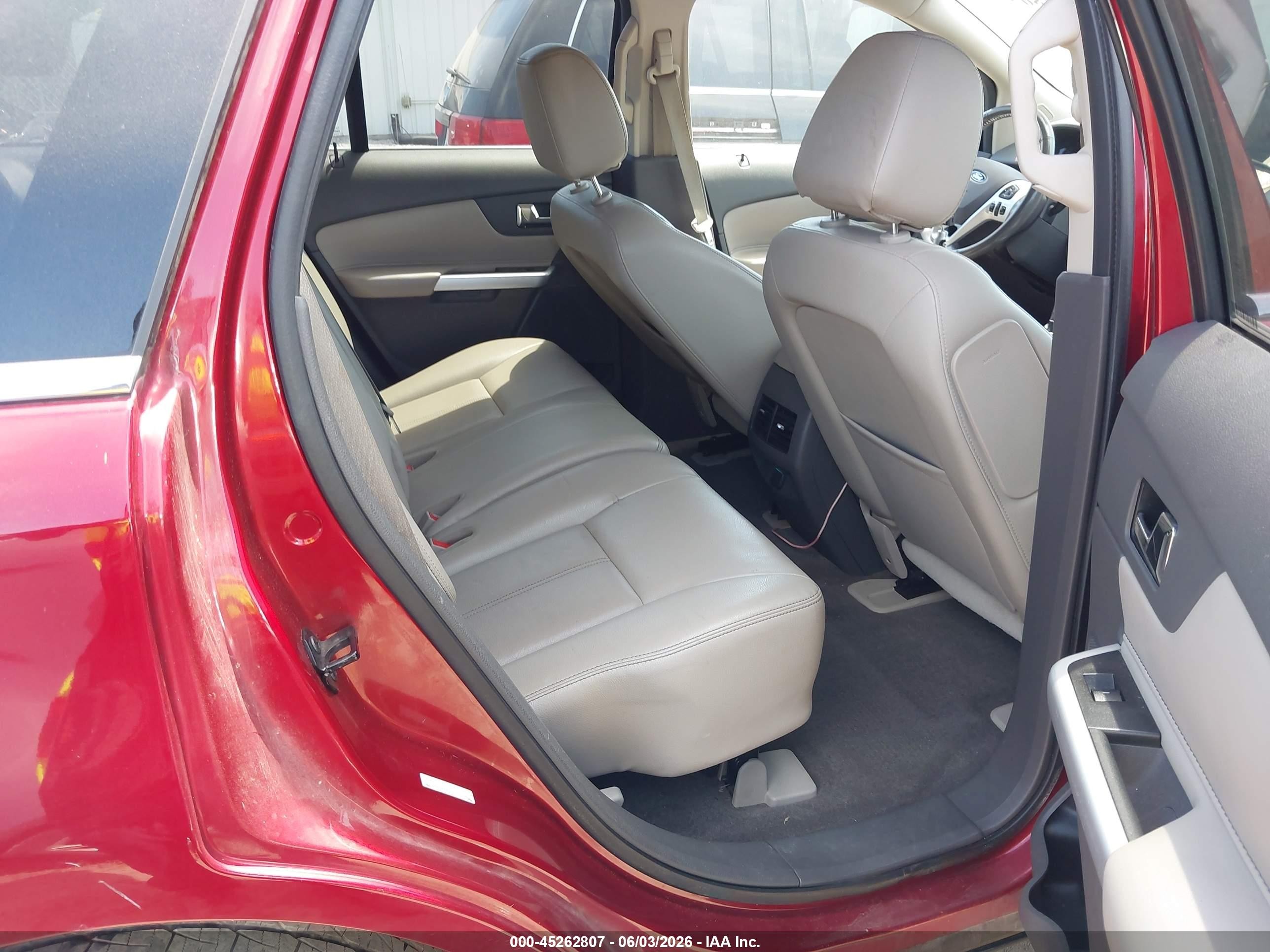 2013 Ford Edge Limited Red vin: 2FMDK4KC9DBA85785