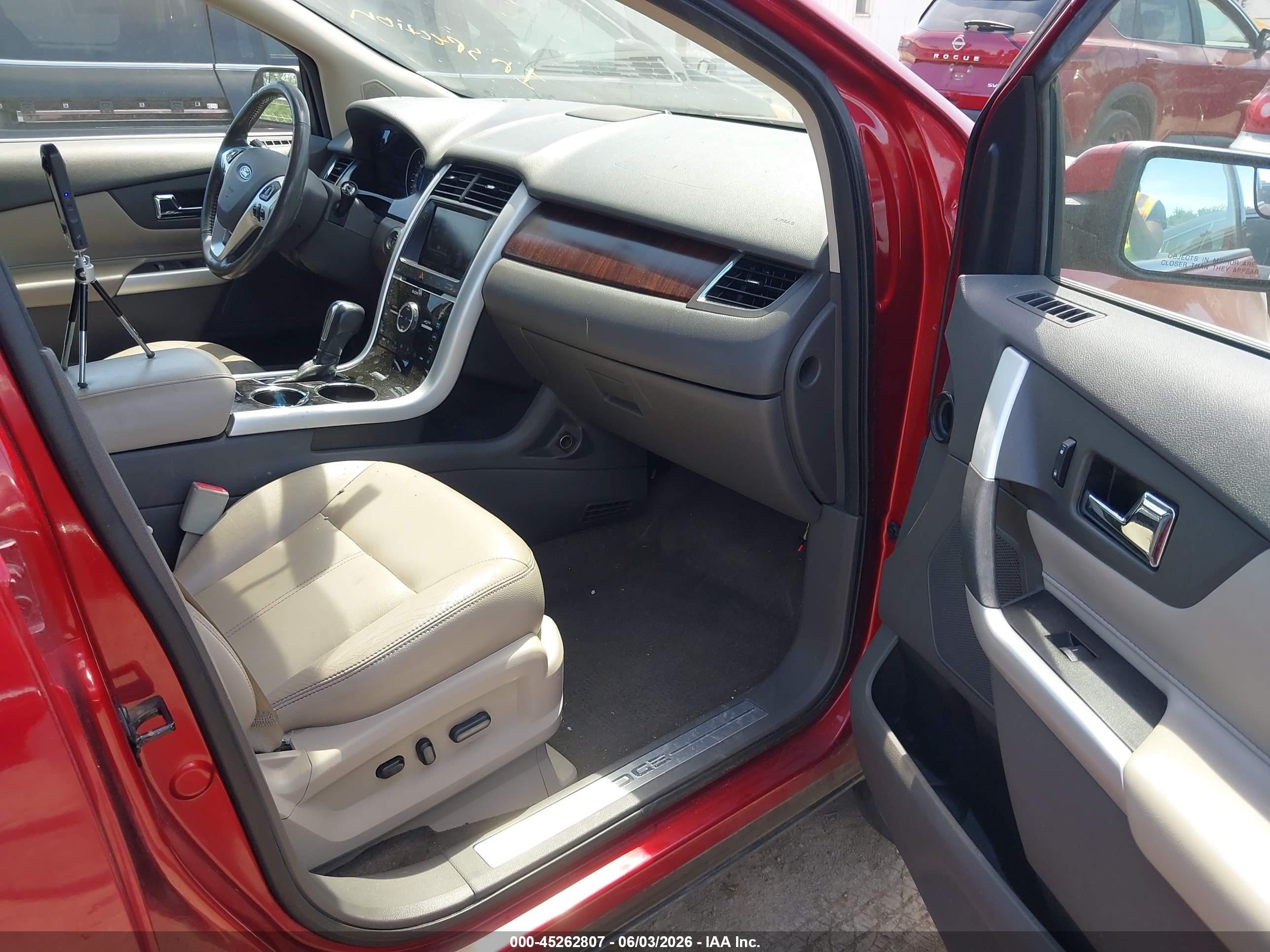 2013 Ford Edge Limited Red vin: 2FMDK4KC9DBA85785