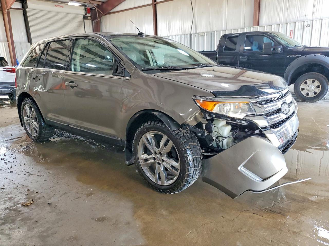 2013 Ford Edge Limited Silver vin: 2FMDK4KC9DBB00947