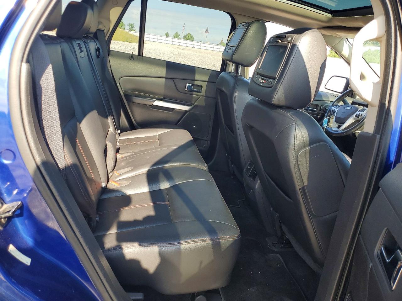 2013 Ford Edge Limited Blue vin: 2FMDK4KC9DBB07445