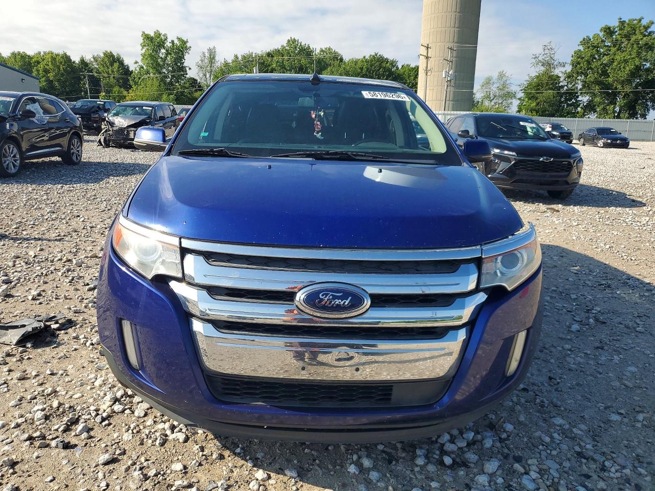 2013 Ford Edge Limited Blue vin: 2FMDK4KC9DBB07445