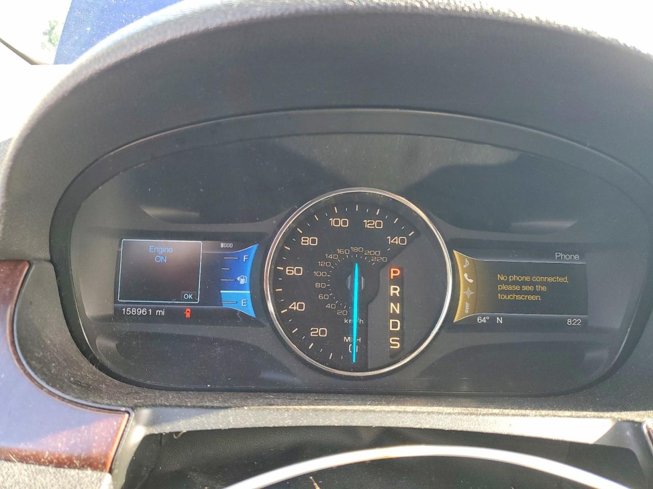 2013 Ford Edge Limited Blue vin: 2FMDK4KC9DBB07445