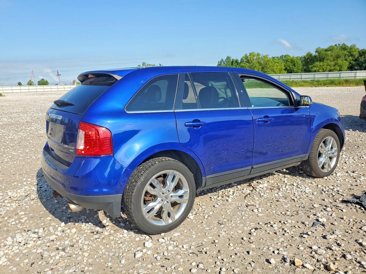 2013 Ford Edge Limited Blue vin: 2FMDK4KC9DBB07445