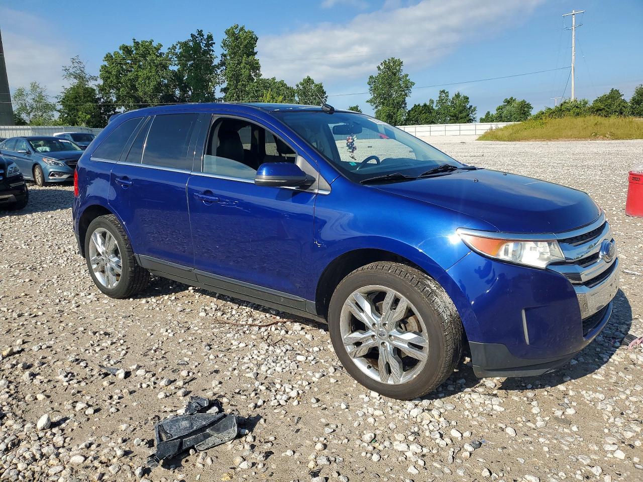 2013 Ford Edge Limited Blue vin: 2FMDK4KC9DBB07445