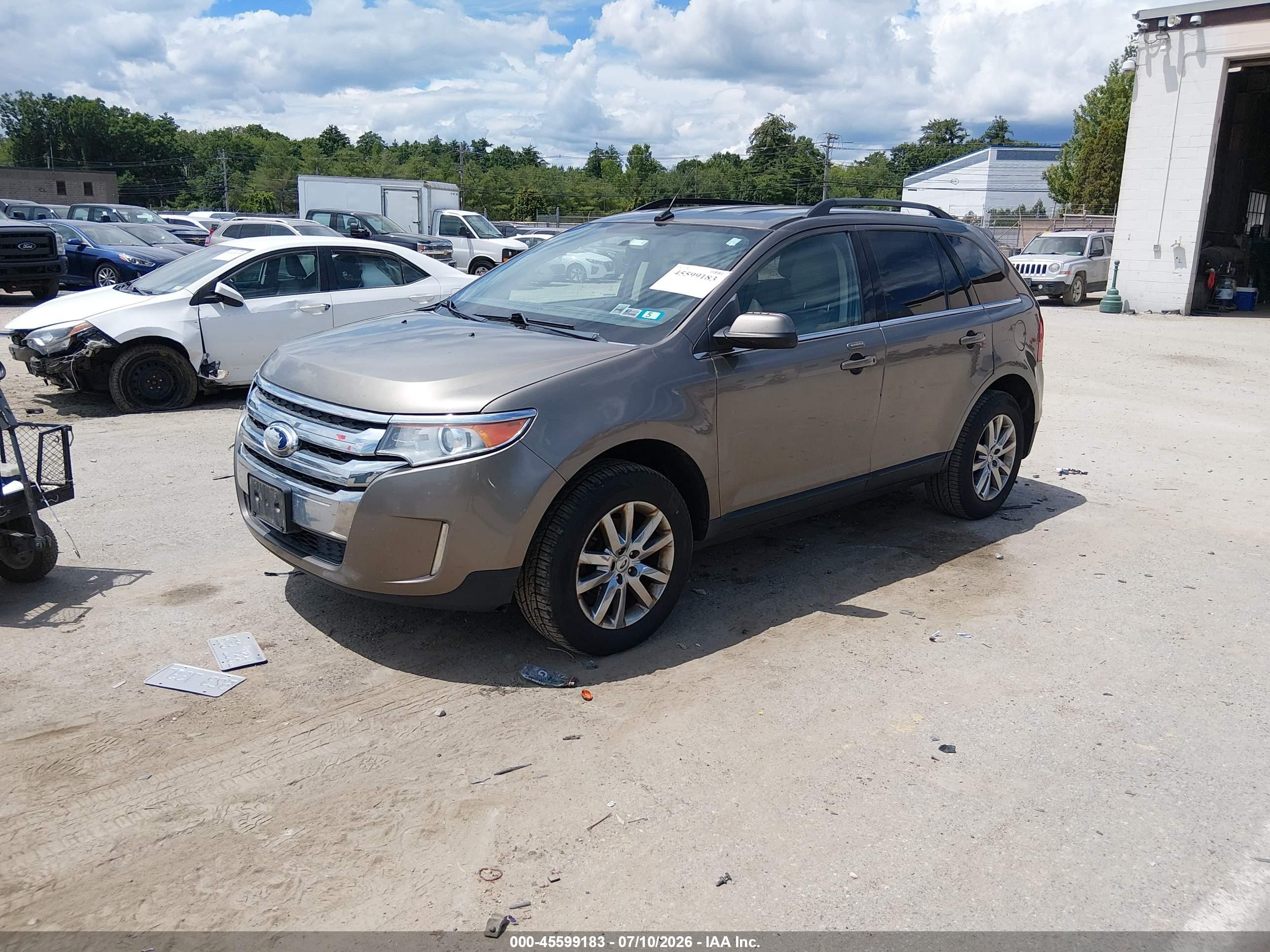 2013 Ford Edge Limited Gray vin: 2FMDK4KC9DBC46796