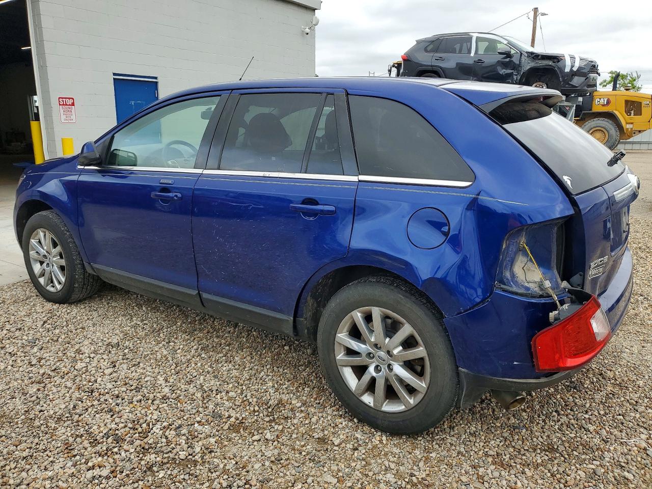 2014 Ford Edge Limited Blue vin: 2FMDK4KC9EBA38144