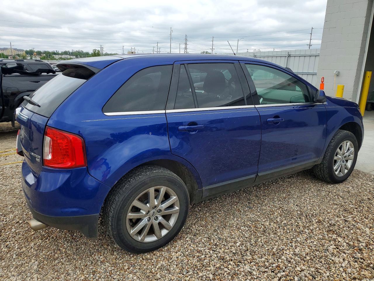 2014 Ford Edge Limited Blue vin: 2FMDK4KC9EBA38144