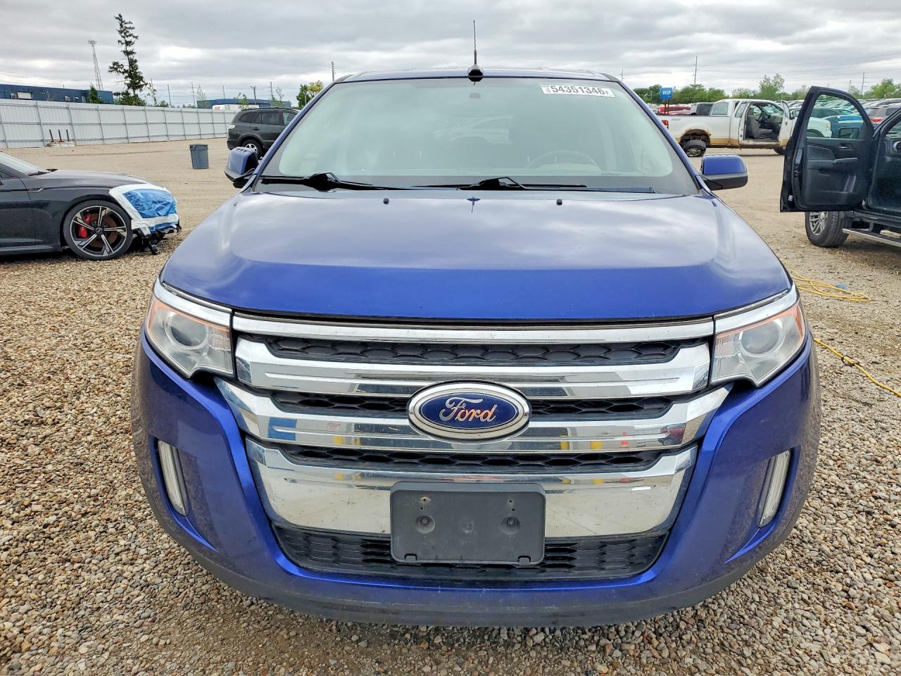 2014 Ford Edge Limited Blue vin: 2FMDK4KC9EBA38144