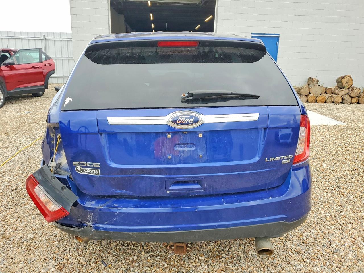 2014 Ford Edge Limited Blue vin: 2FMDK4KC9EBA38144