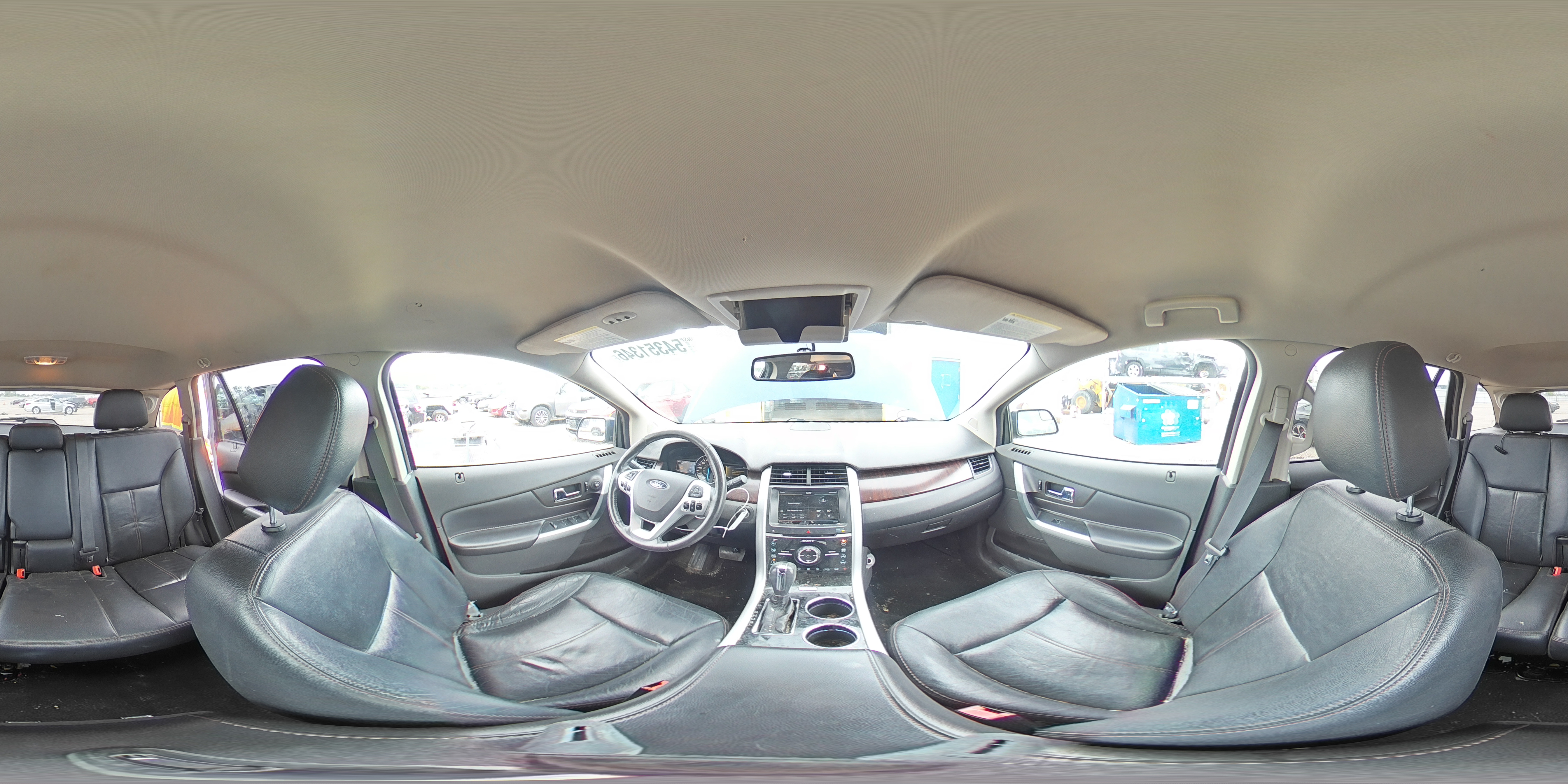 2014 Ford Edge Limited Blue vin: 2FMDK4KC9EBA38144
