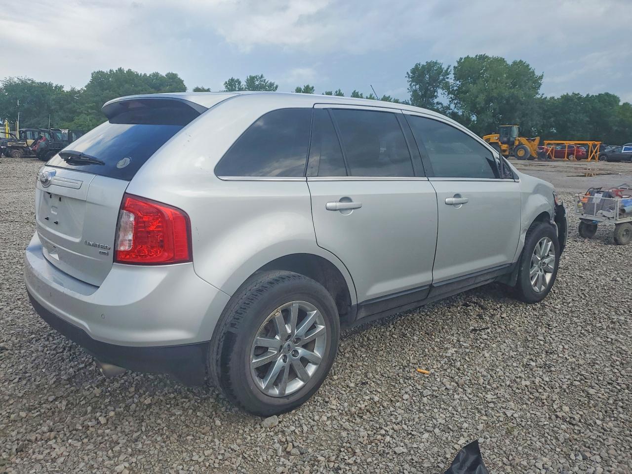 2014 Ford Edge Limited Silver vin: 2FMDK4KC9EBA41836