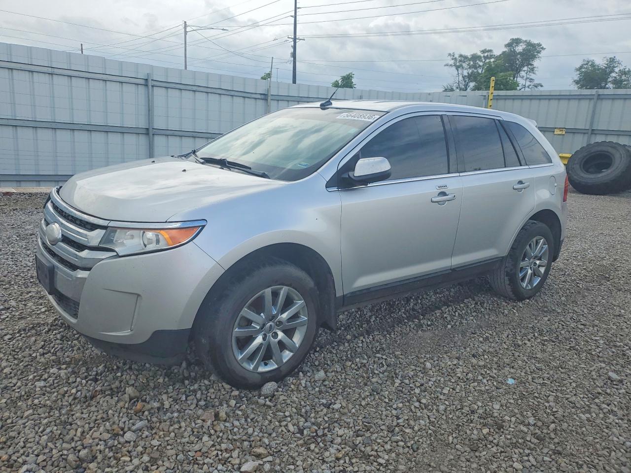 2014 Ford Edge Limited Silver vin: 2FMDK4KC9EBA41836