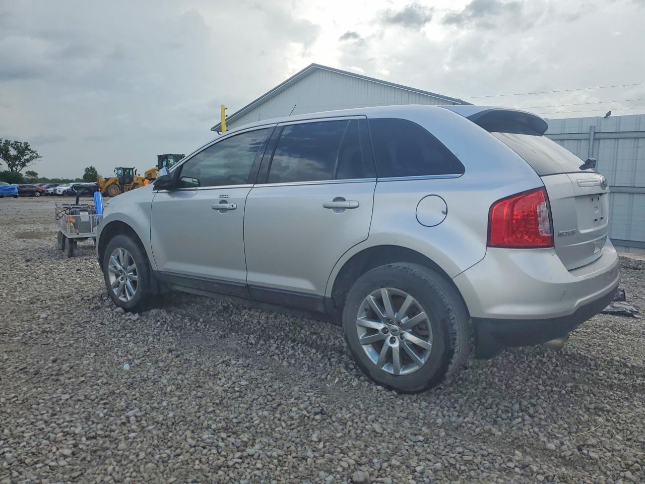 2014 Ford Edge Limited Silver vin: 2FMDK4KC9EBA41836