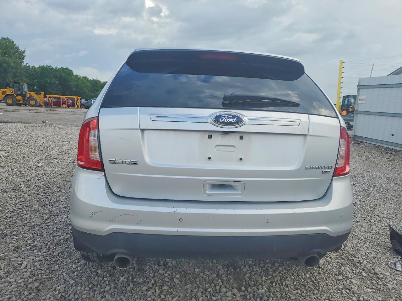 2014 Ford Edge Limited Silver vin: 2FMDK4KC9EBA41836