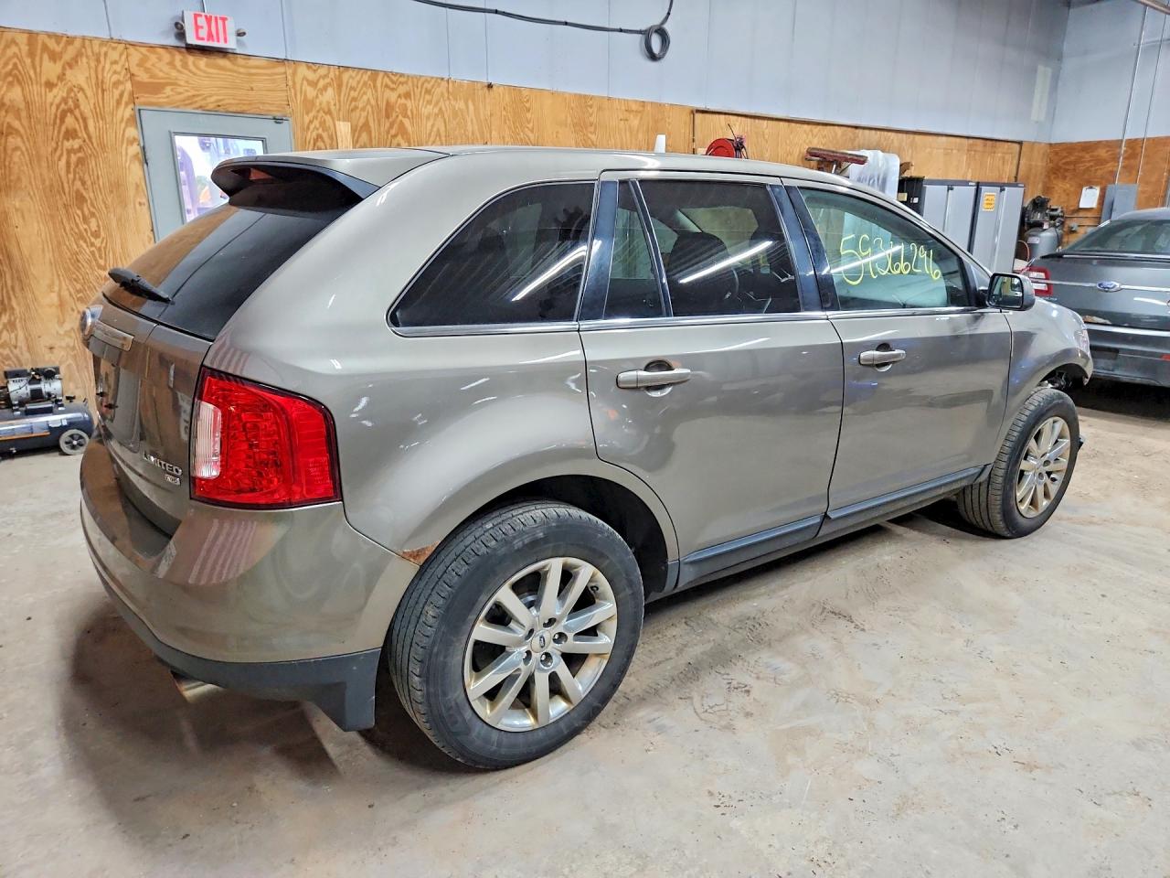 2014 Ford Edge Limited Gray vin: 2FMDK4KC9EBA58197