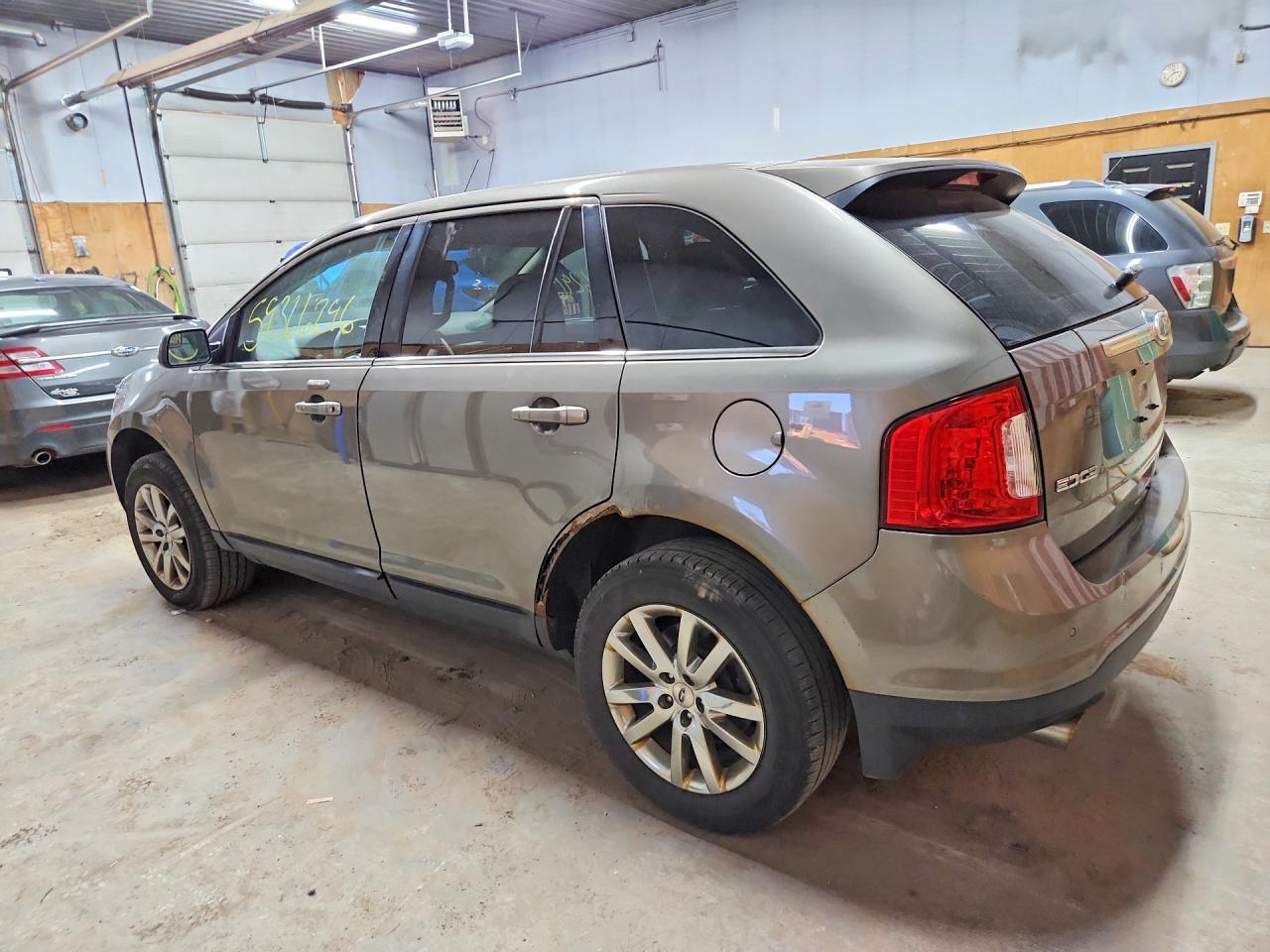 2014 Ford Edge Limited Gray vin: 2FMDK4KC9EBA58197