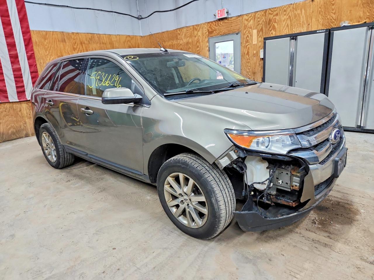 2014 Ford Edge Limited Gray vin: 2FMDK4KC9EBA58197