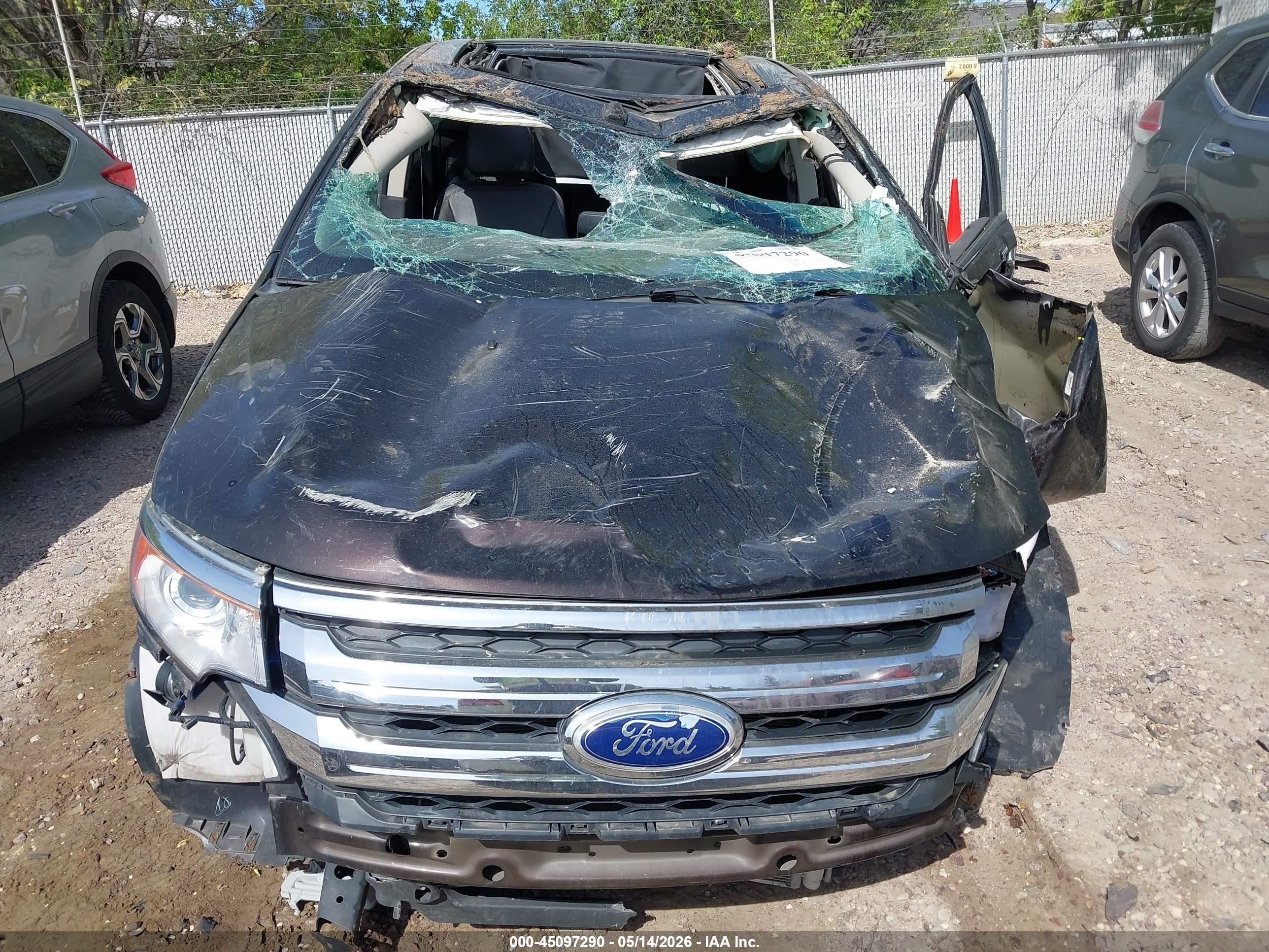 2014 Ford Edge Limited Black vin: 2FMDK4KC9EBA83083