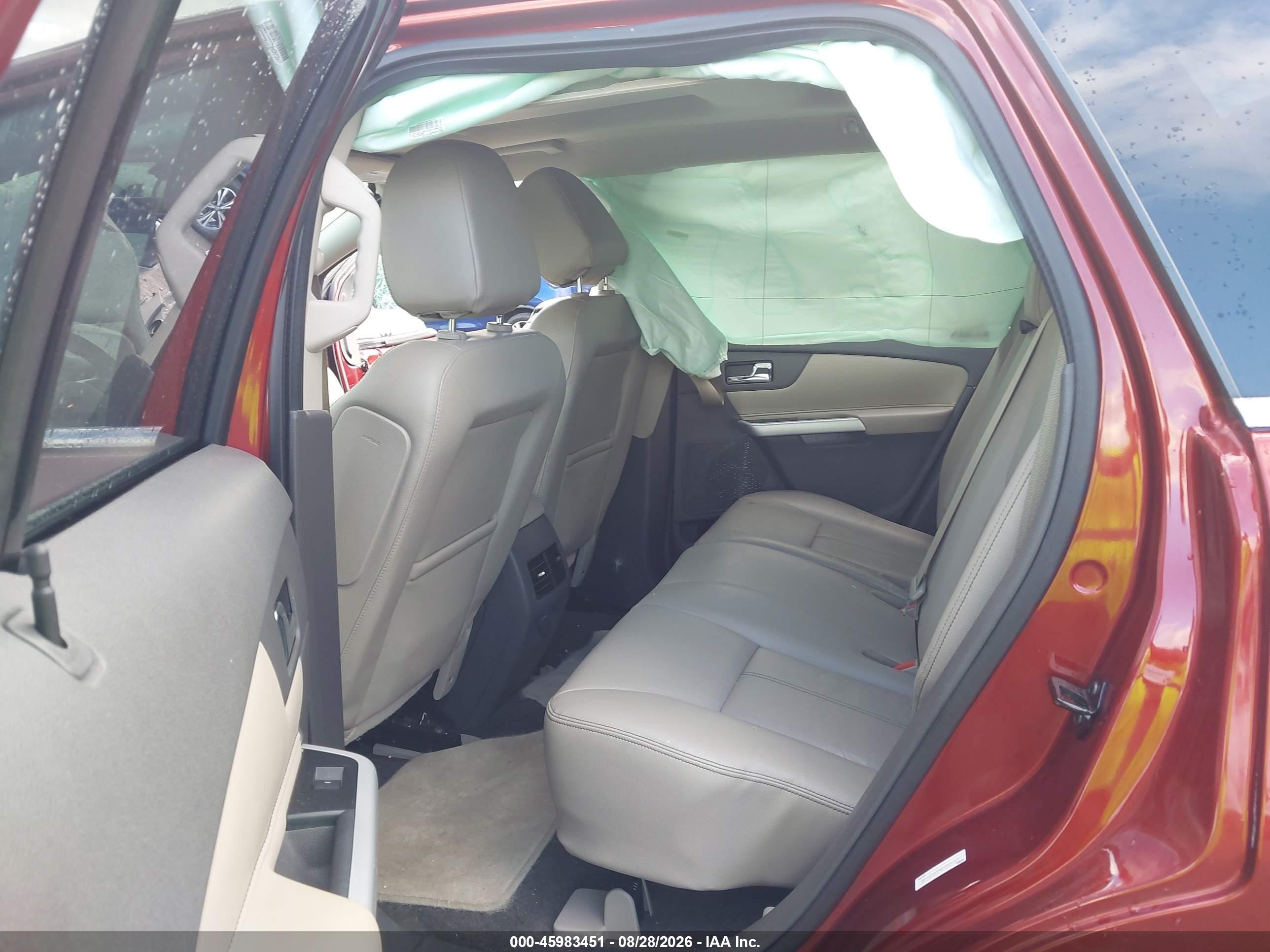 2014 Ford Edge Limited Red vin: 2FMDK4KC9EBB23453