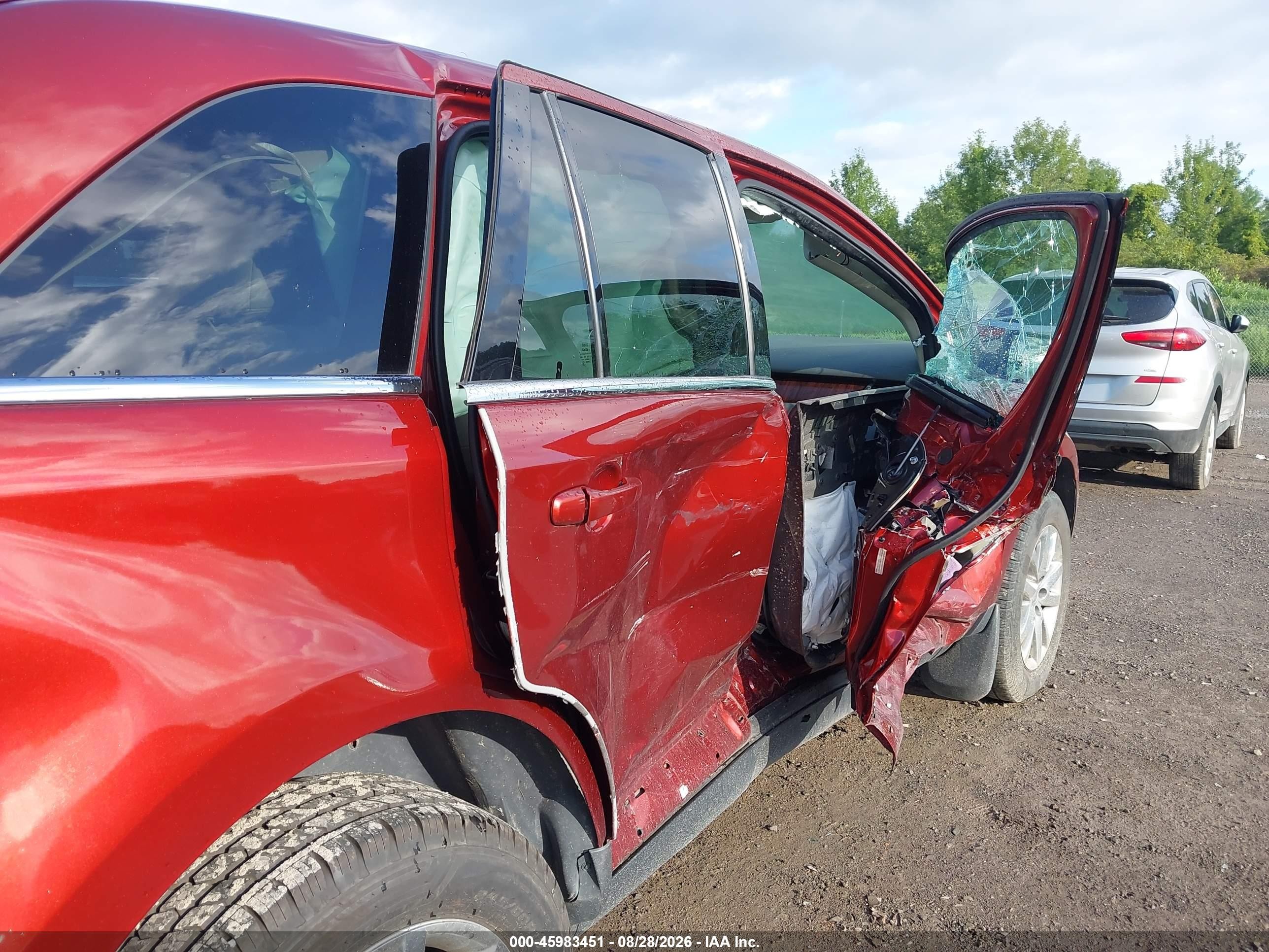 2014 Ford Edge Limited Red vin: 2FMDK4KC9EBB23453
