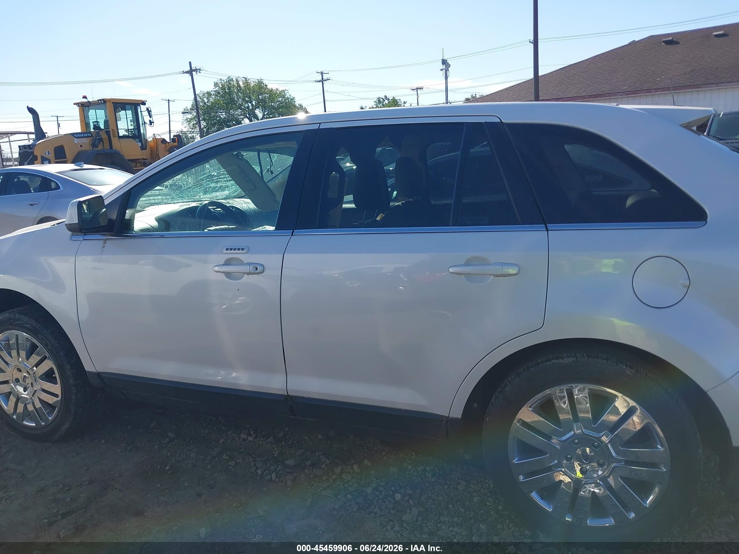 2010 Ford Edge Limited White vin: 2FMDK4KCXABA45565