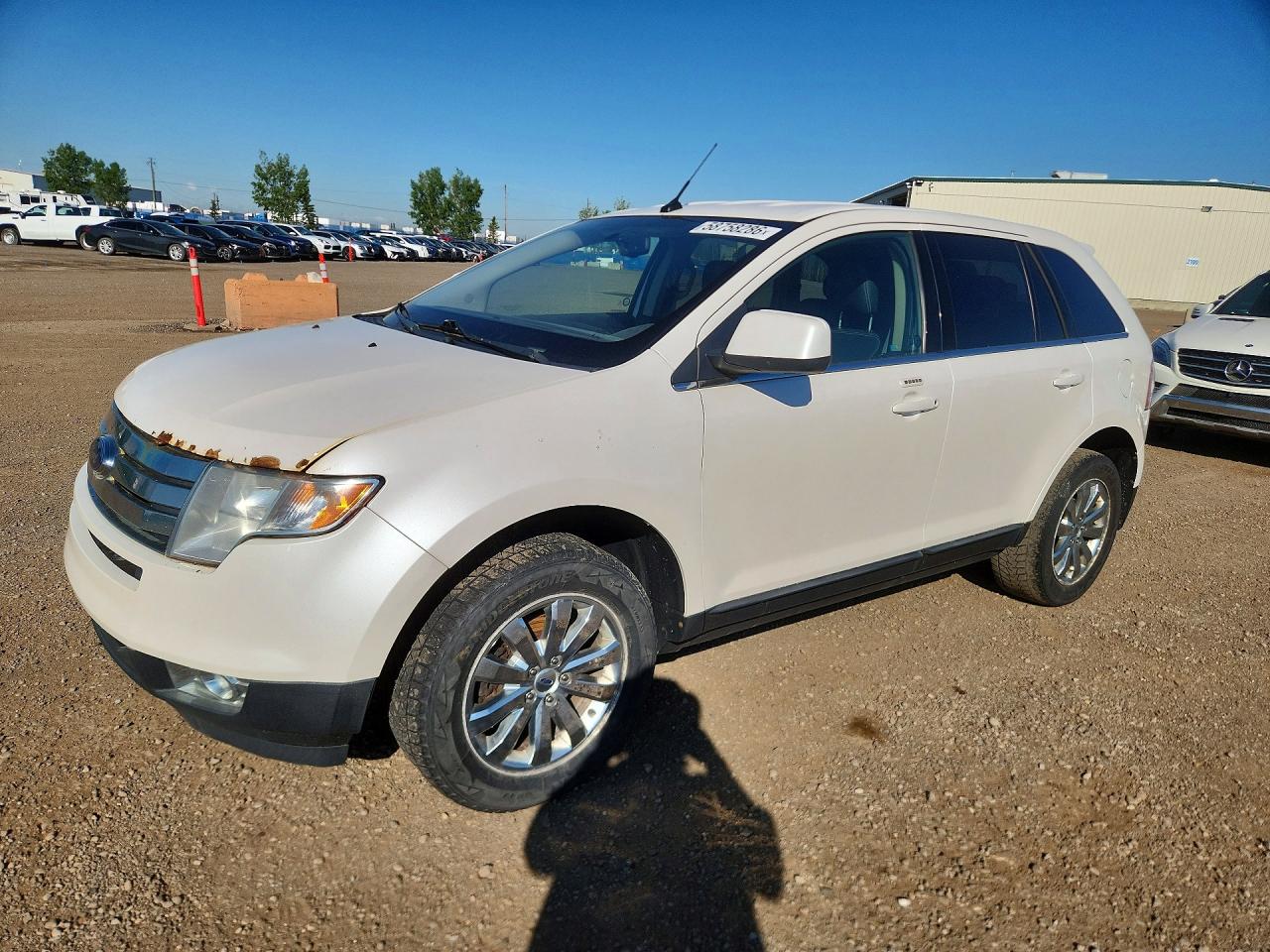 2010 Ford Edge Limited White vin: 2FMDK4KCXABA79831