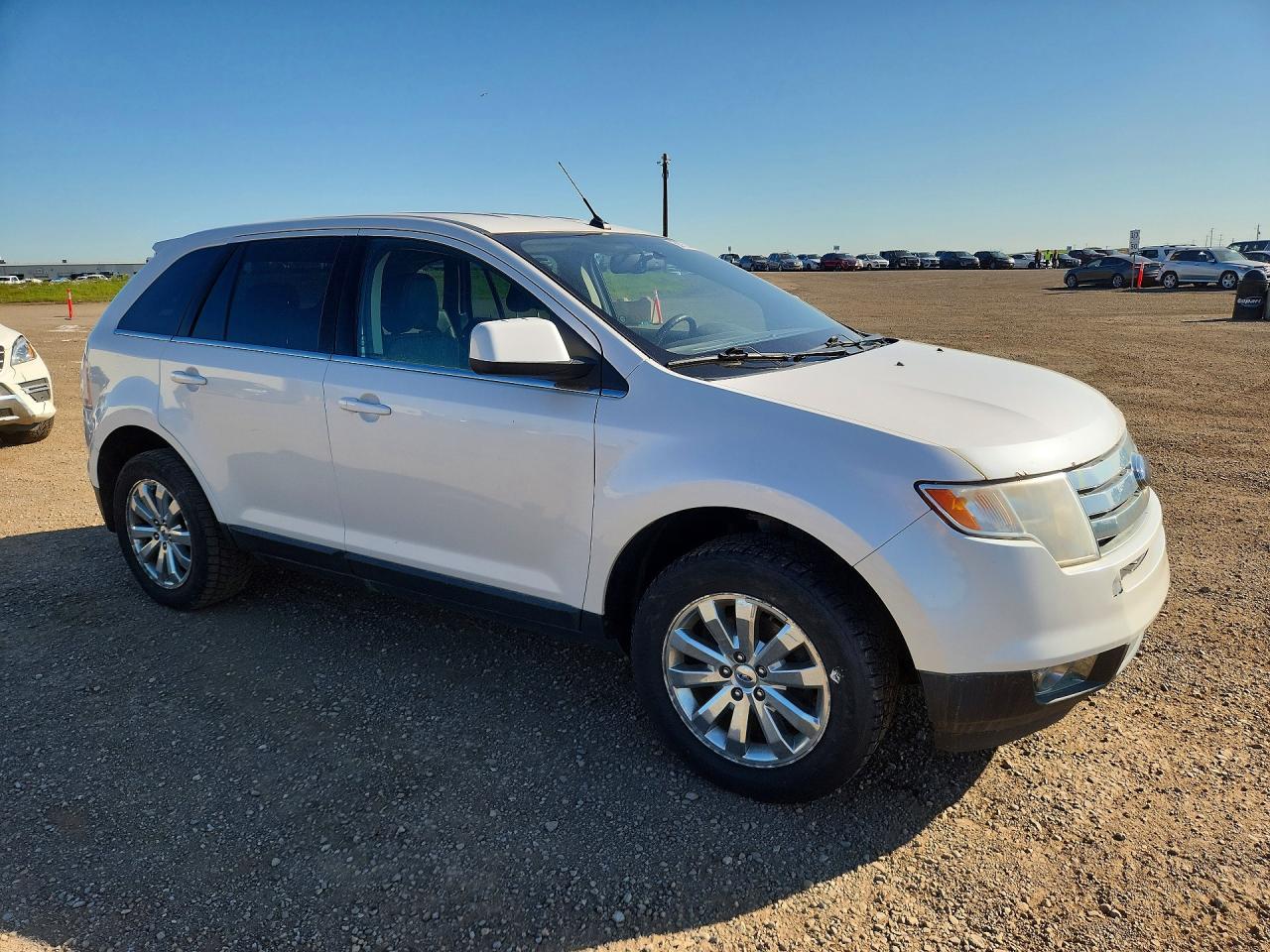 2010 Ford Edge Limited White vin: 2FMDK4KCXABA79831