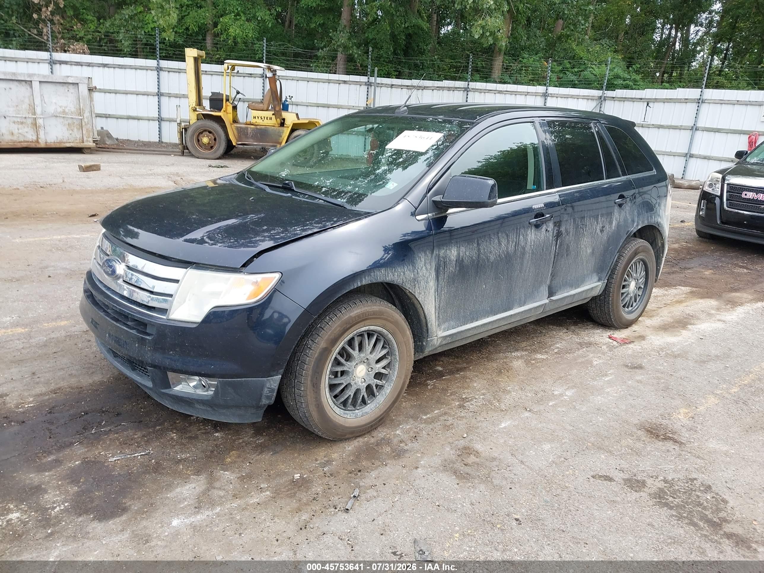 2010 Ford Edge Limited Black vin: 2FMDK4KCXABB48601