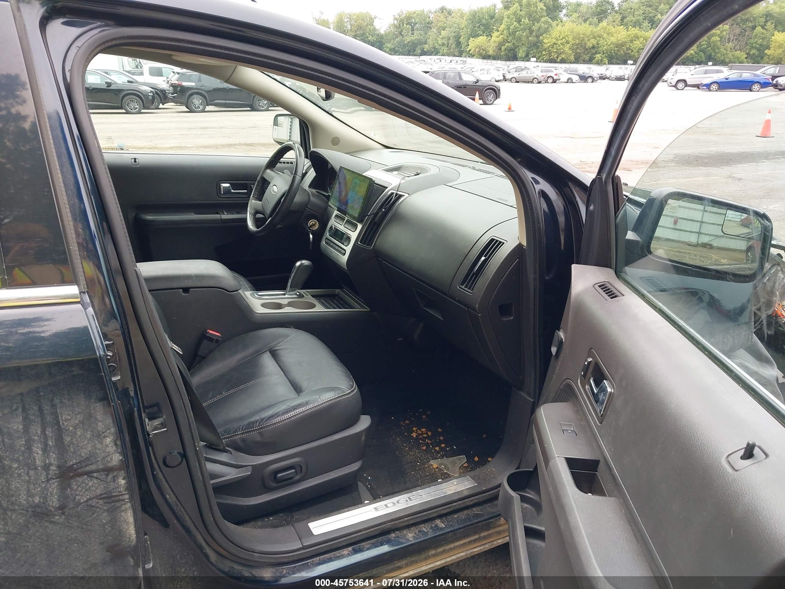 2010 Ford Edge Limited Black vin: 2FMDK4KCXABB48601