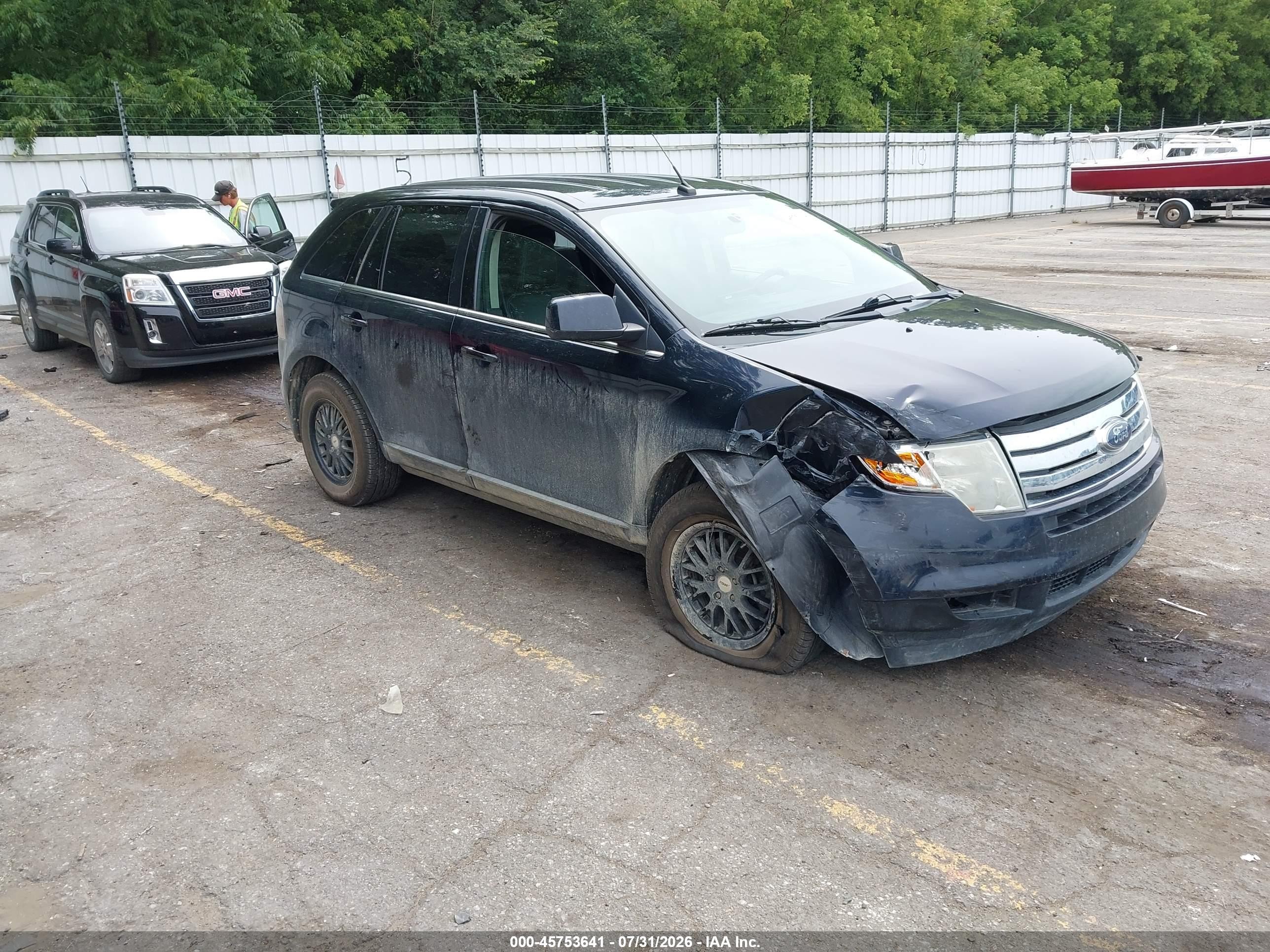 2010 Ford Edge Limited Black vin: 2FMDK4KCXABB48601