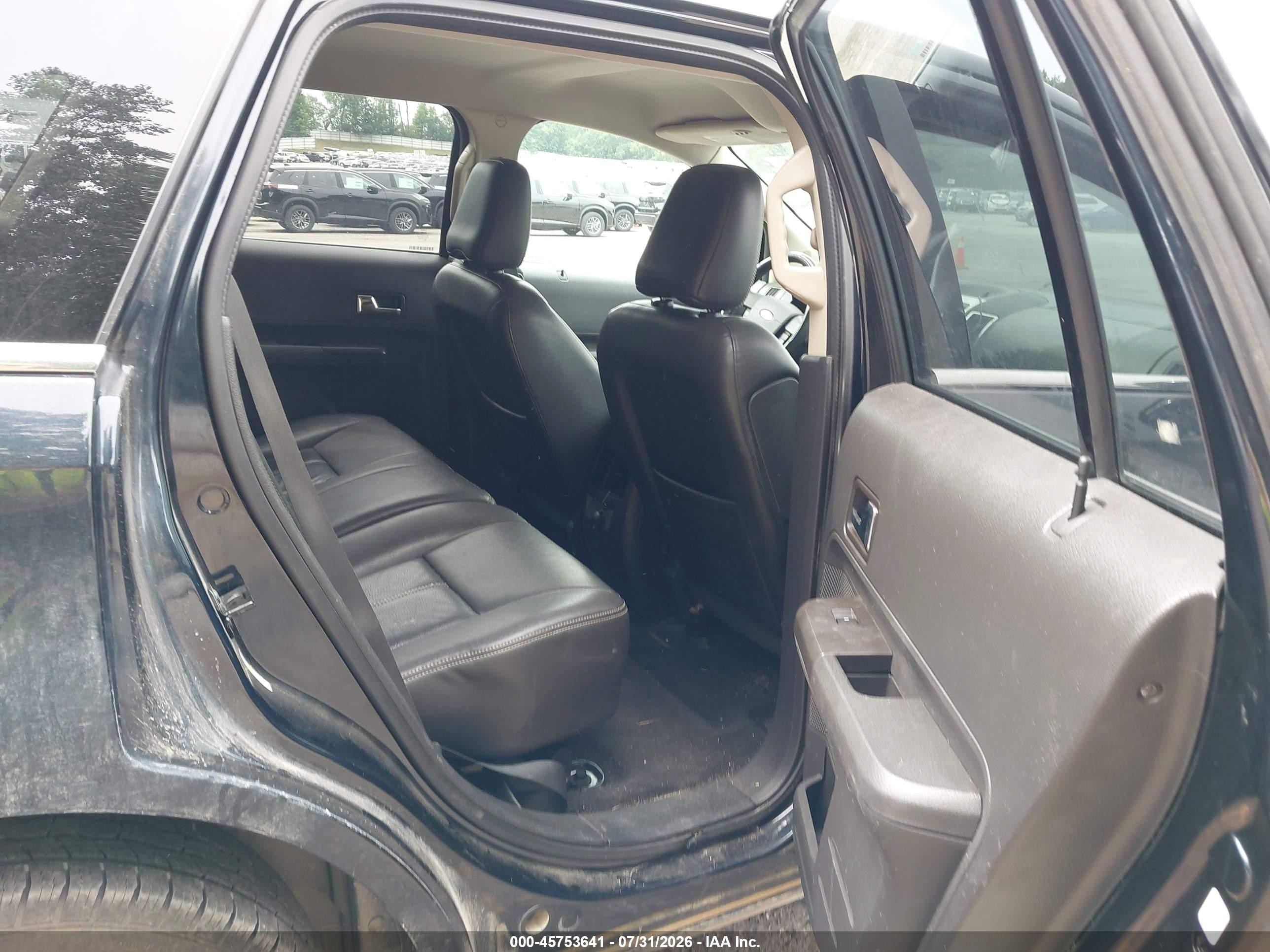 2010 Ford Edge Limited Black vin: 2FMDK4KCXABB48601