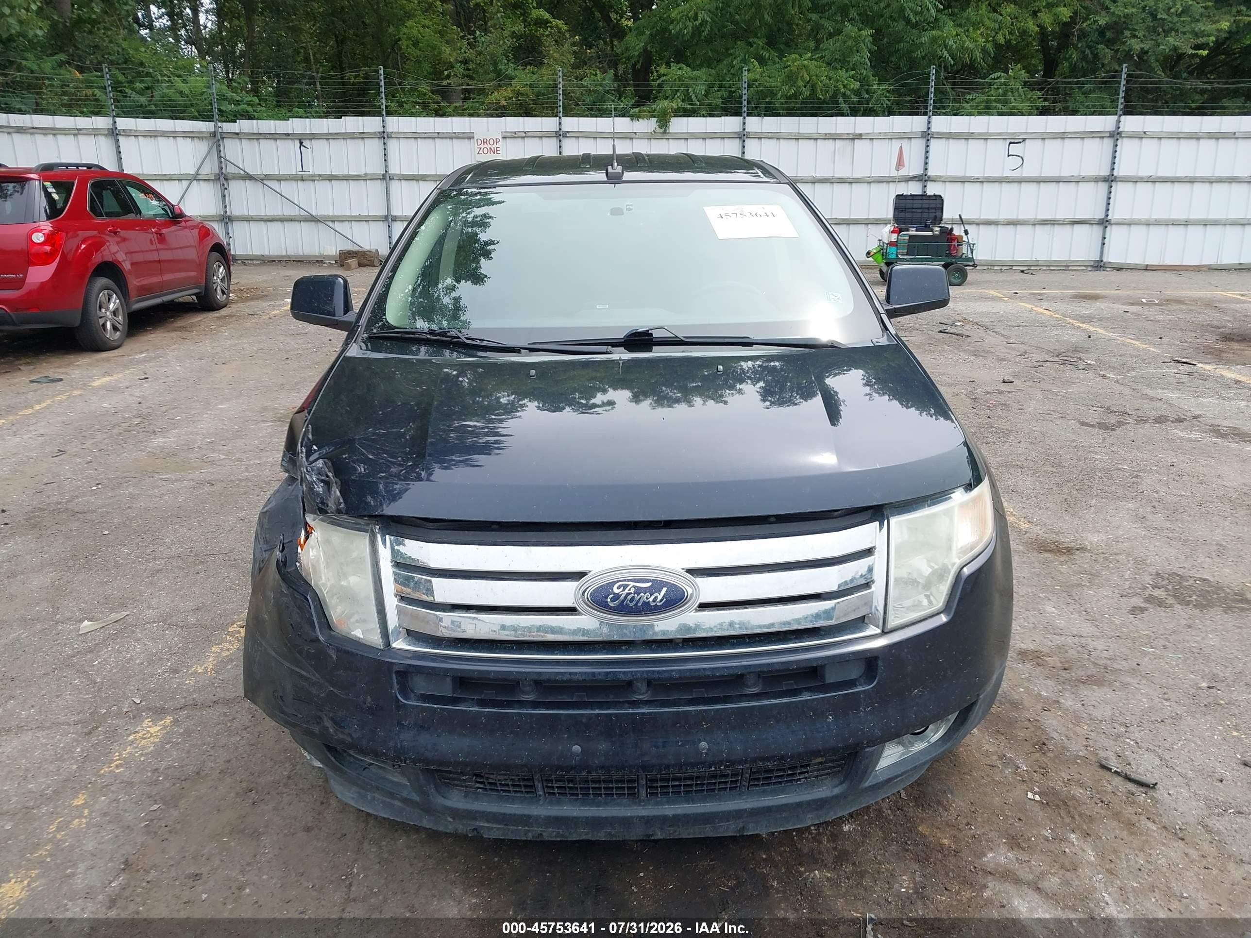 2010 Ford Edge Limited Black vin: 2FMDK4KCXABB48601