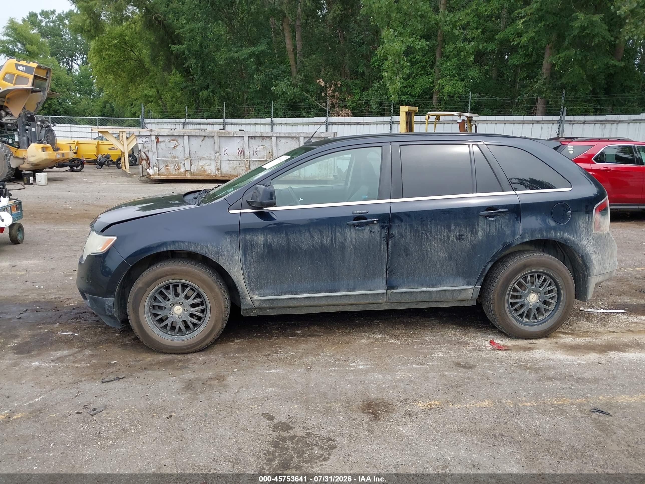 2010 Ford Edge Limited Black vin: 2FMDK4KCXABB48601