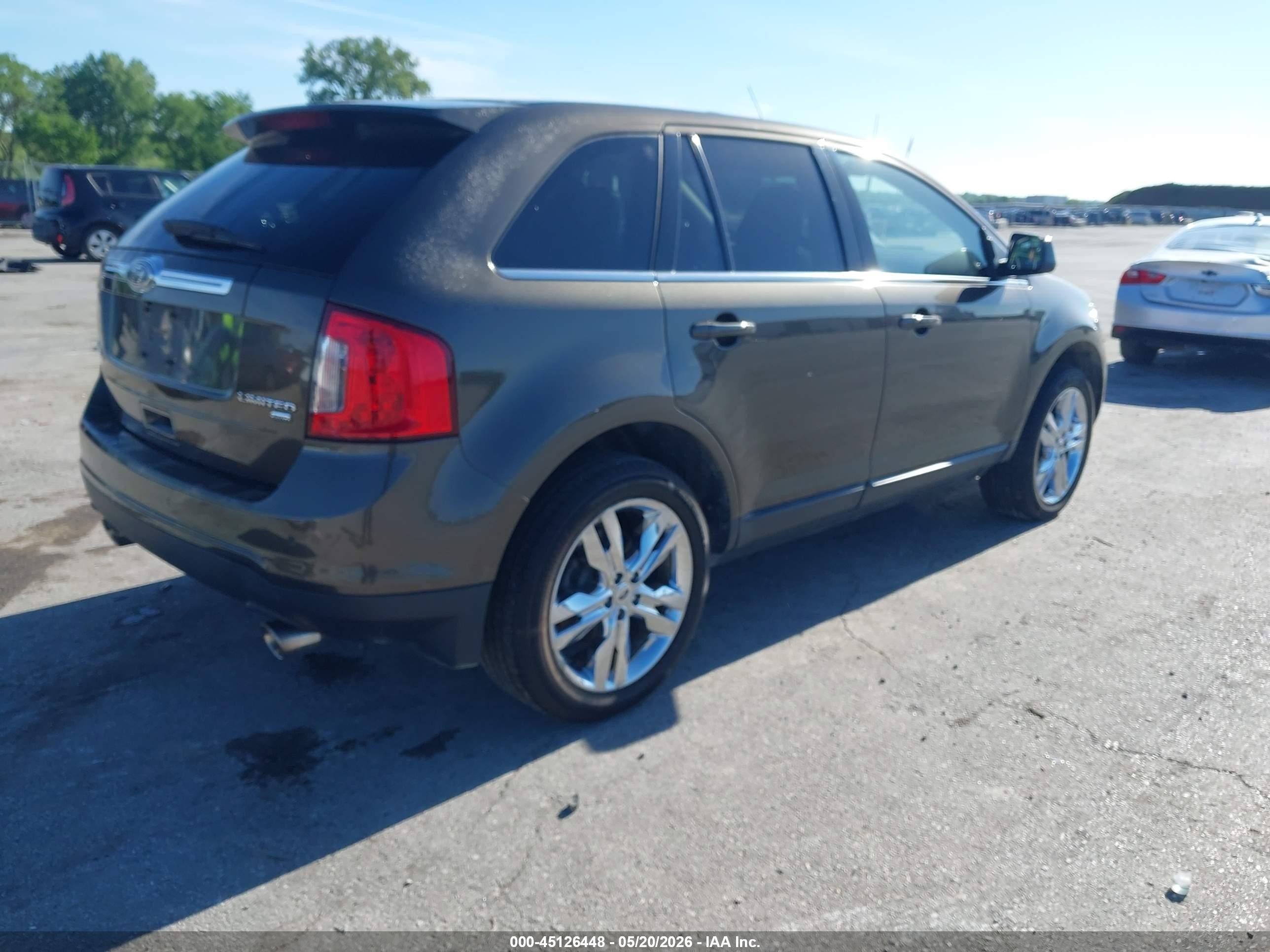 2011 Ford Edge Limited Brown vin: 2FMDK4KCXBBA05276