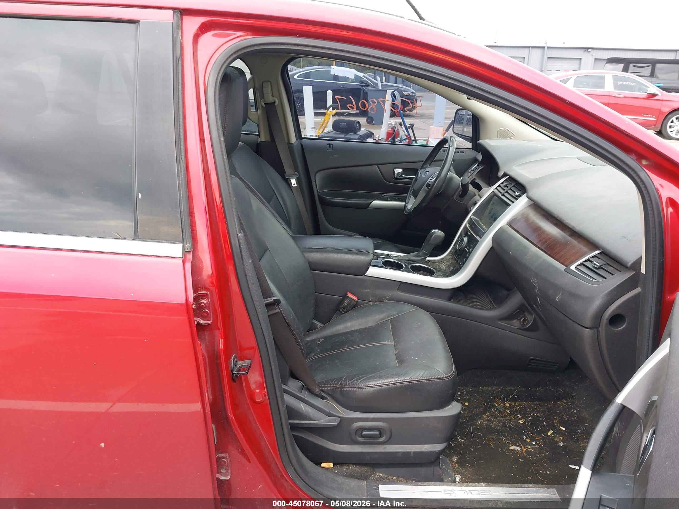 2011 Ford Edge Limited Red vin: 2FMDK4KCXBBA18934